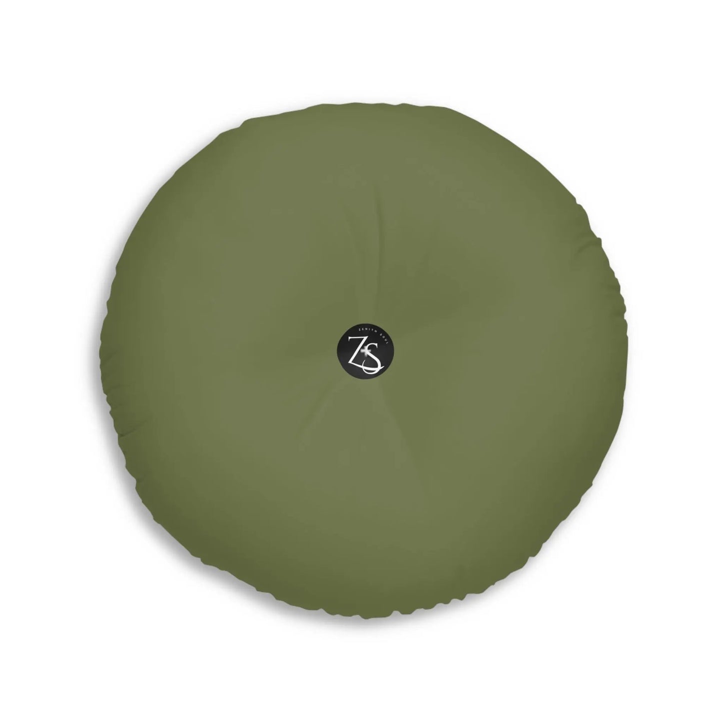 Tri Flora Meditation Pillow, Round Printify