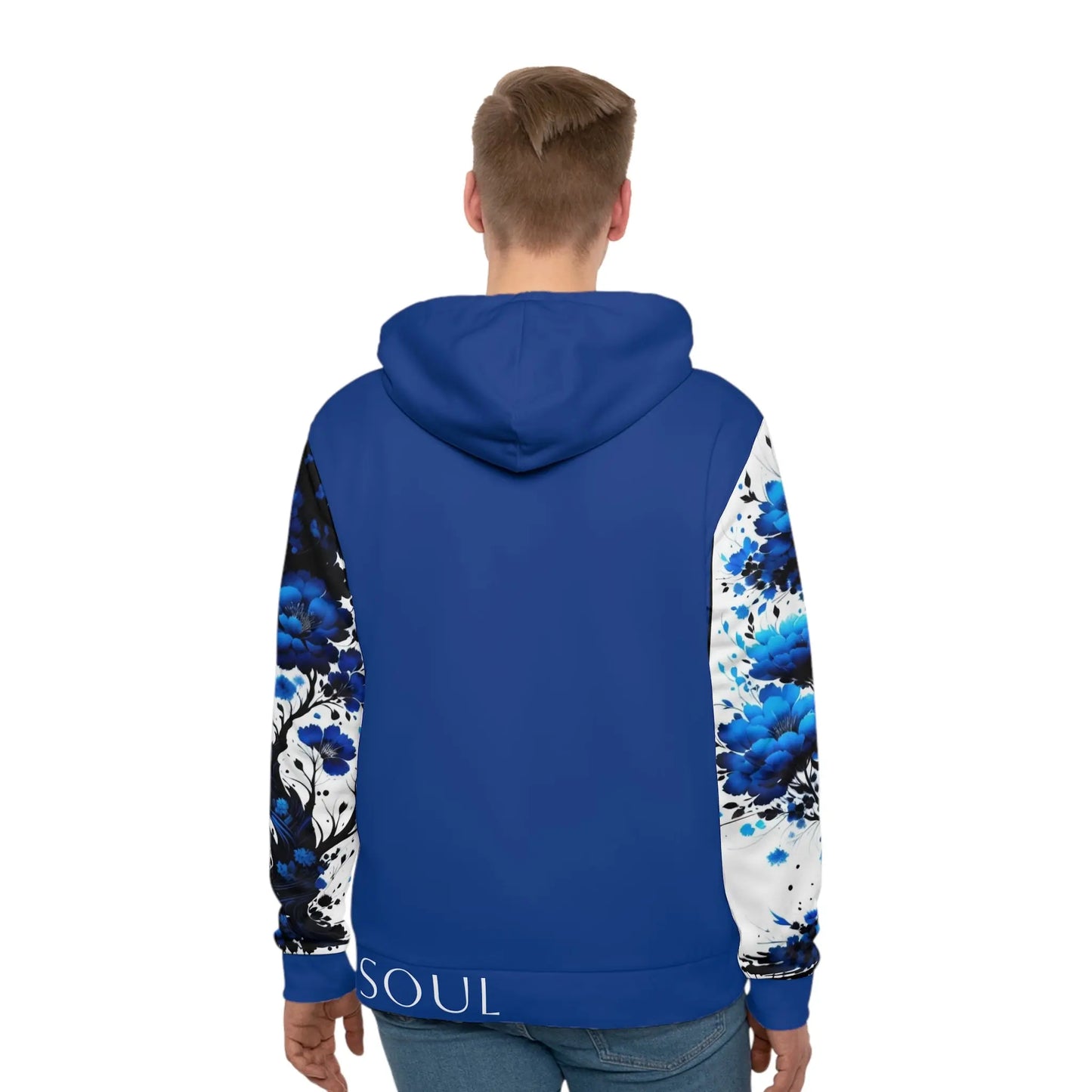 Throat Chakra Tree Blue Hoodie Printify