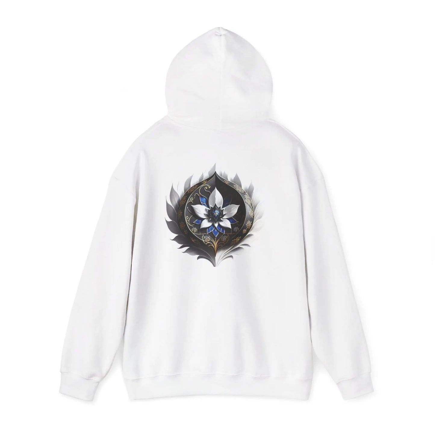 Divine Bloom Everyday Hooded Sweatshirt Printify
