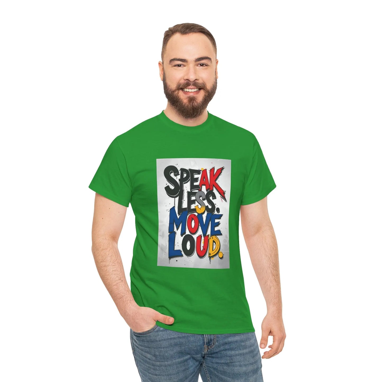 Speak Less - Heavy Cotton Tee Printify