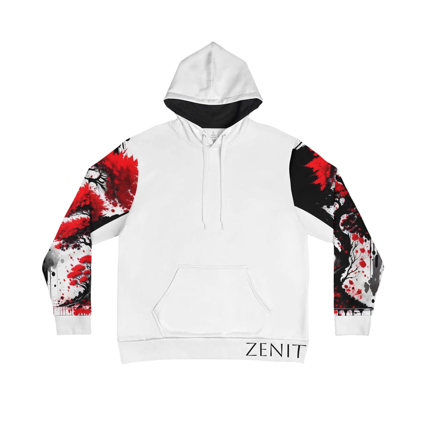 Root Chakra White Hoodie Printify
