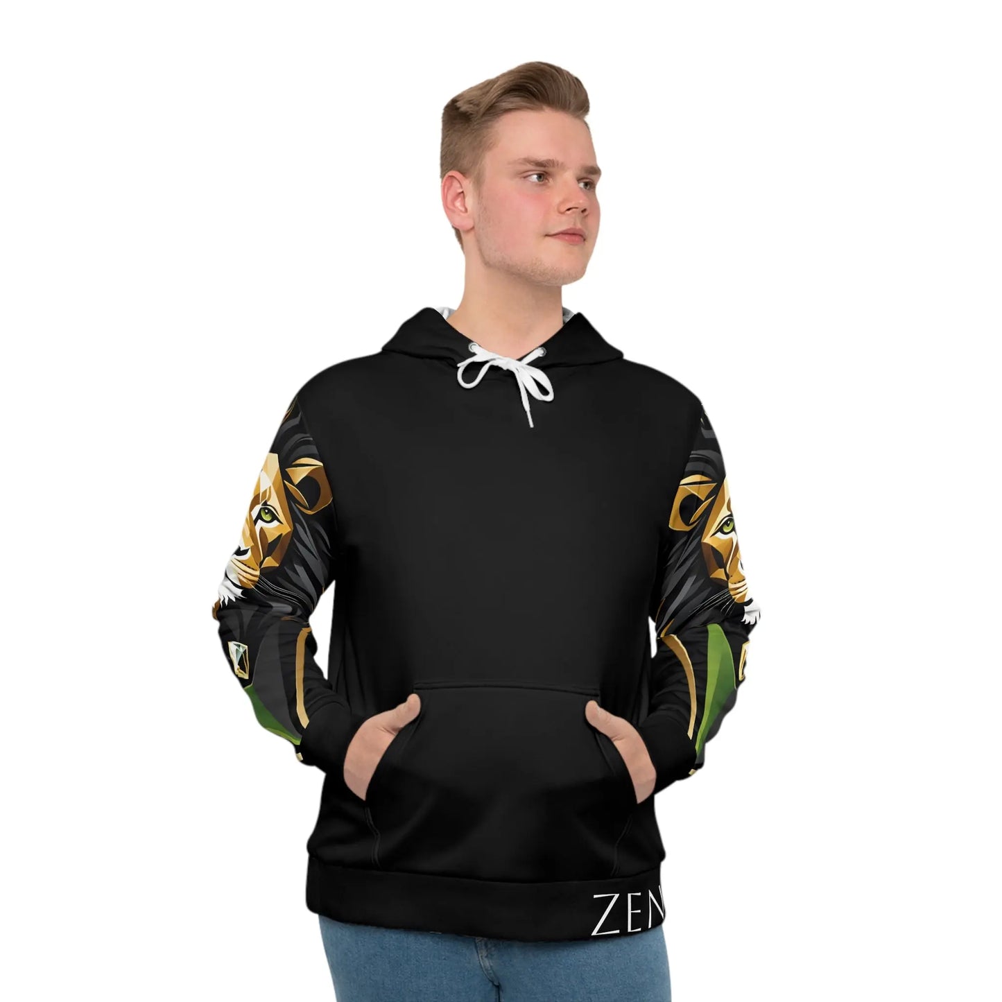 Leo Black Hoodie Printify