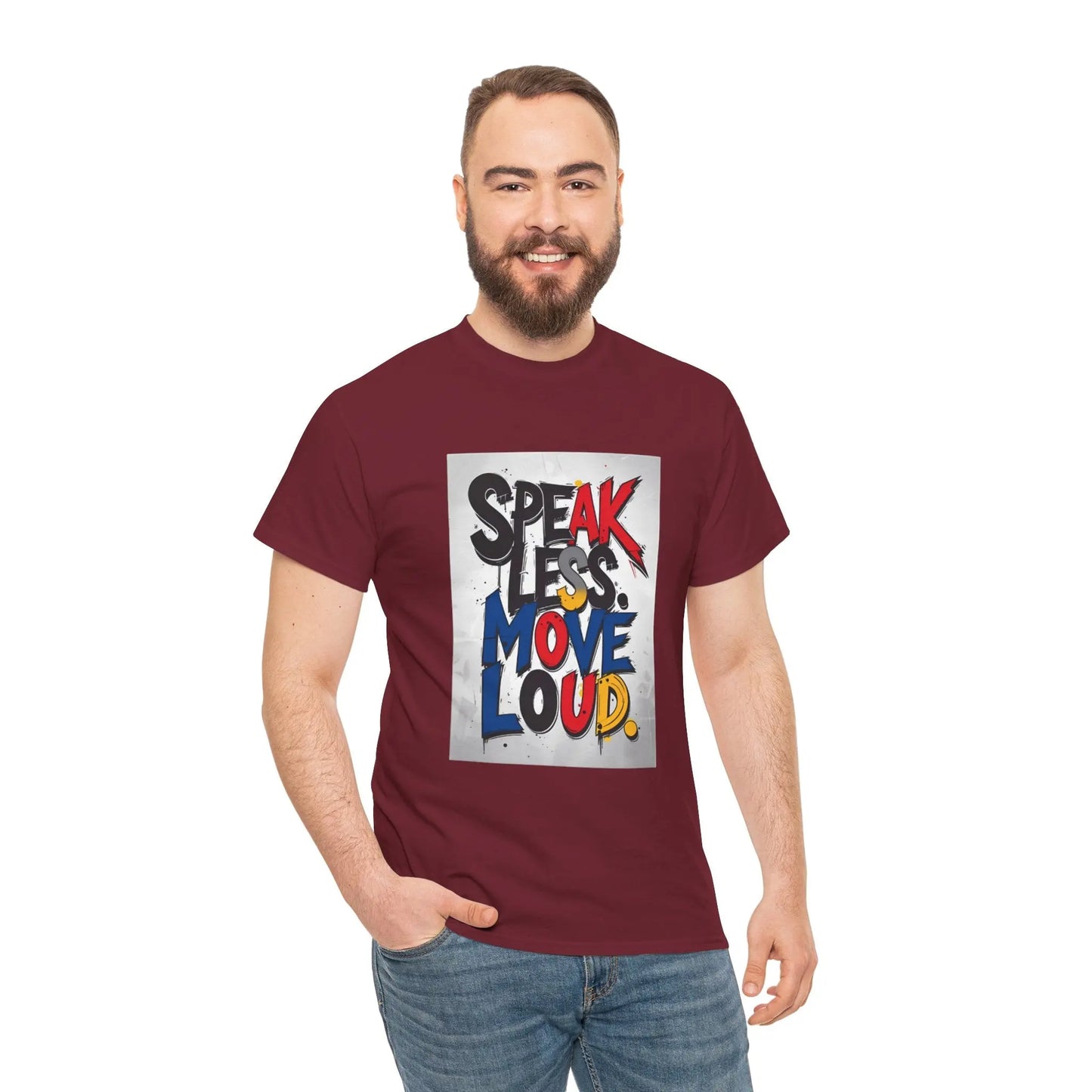 Speak Less - Heavy Cotton Tee Printify