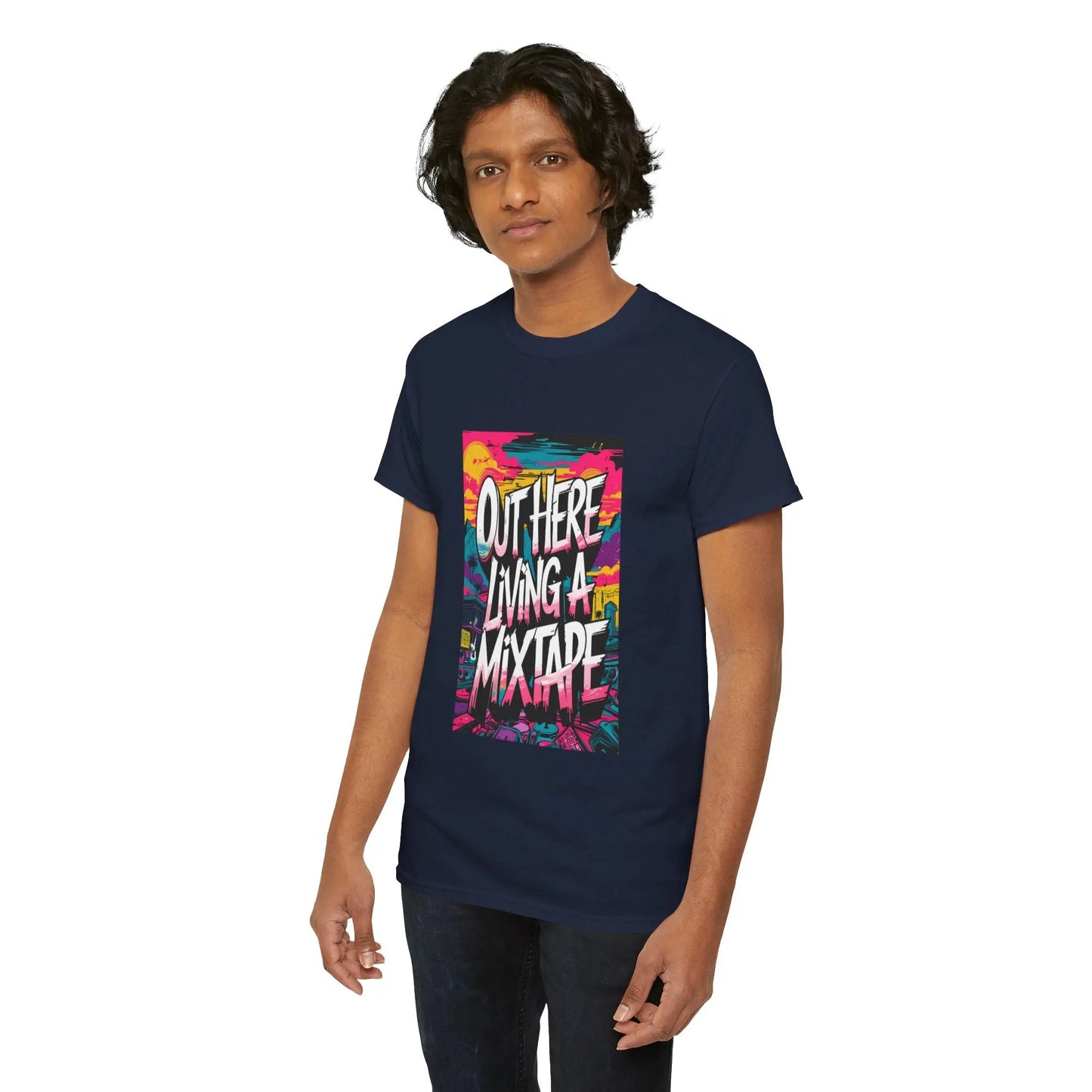 Out Here - Heavy Cotton Tee Printify