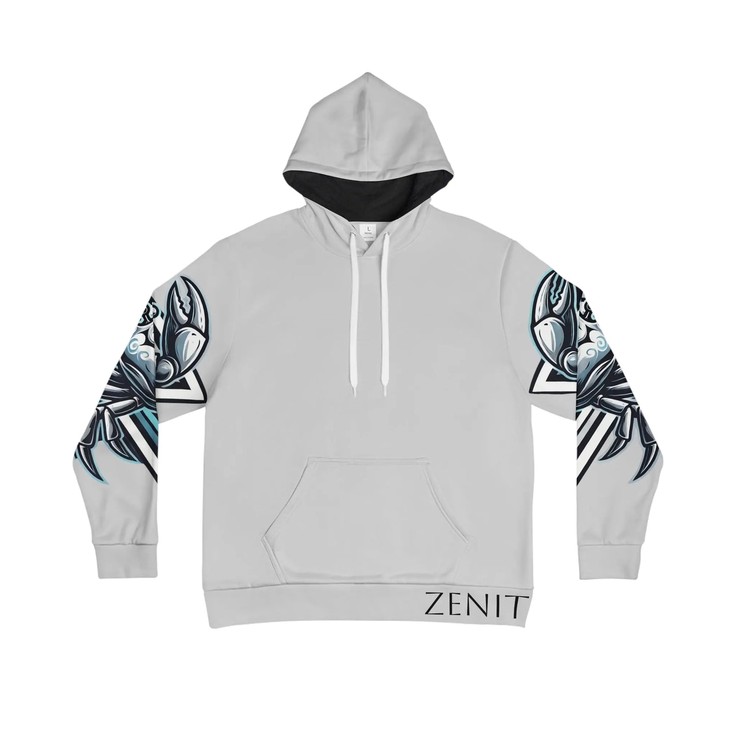 Cancer Silver Hoodie Printify