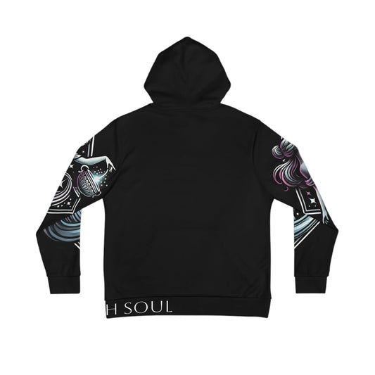 Aquarius Black Hoodie Printify