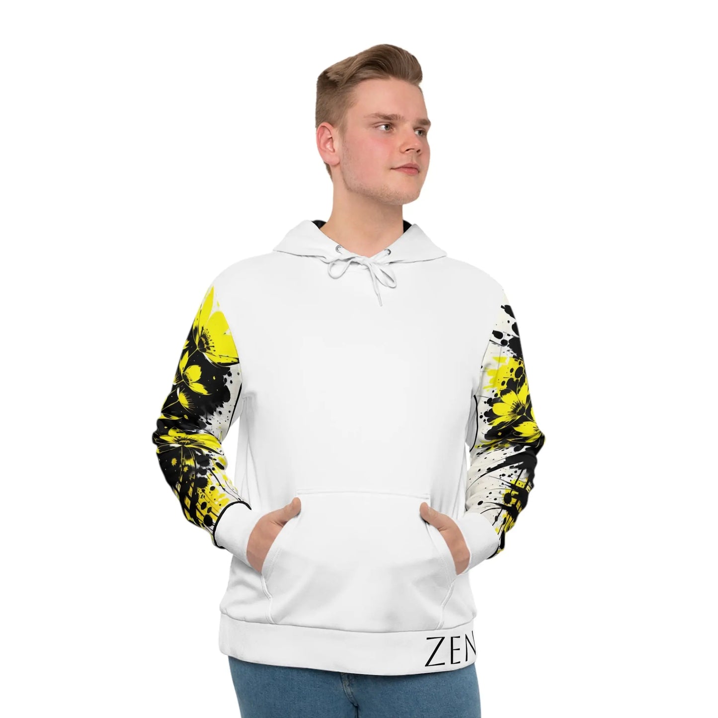 Solar Plexus Chakra White Hoodie Printify