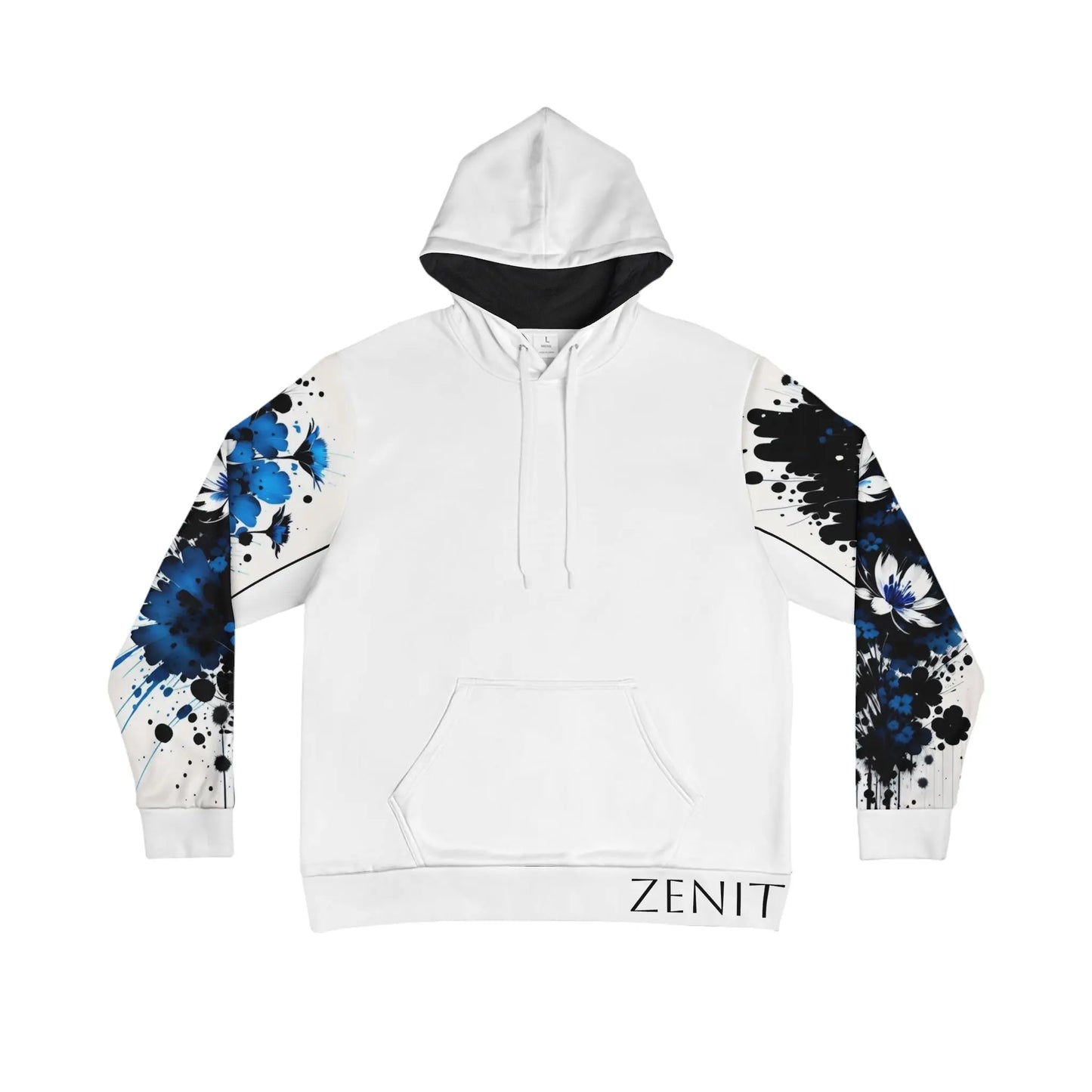 Throat Chakra White Hoodie Printify