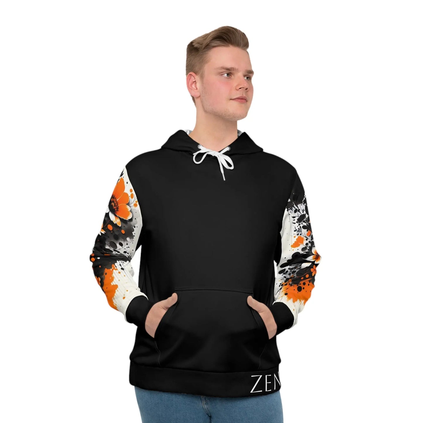 Sacral Chakra Black Hoodie Printify