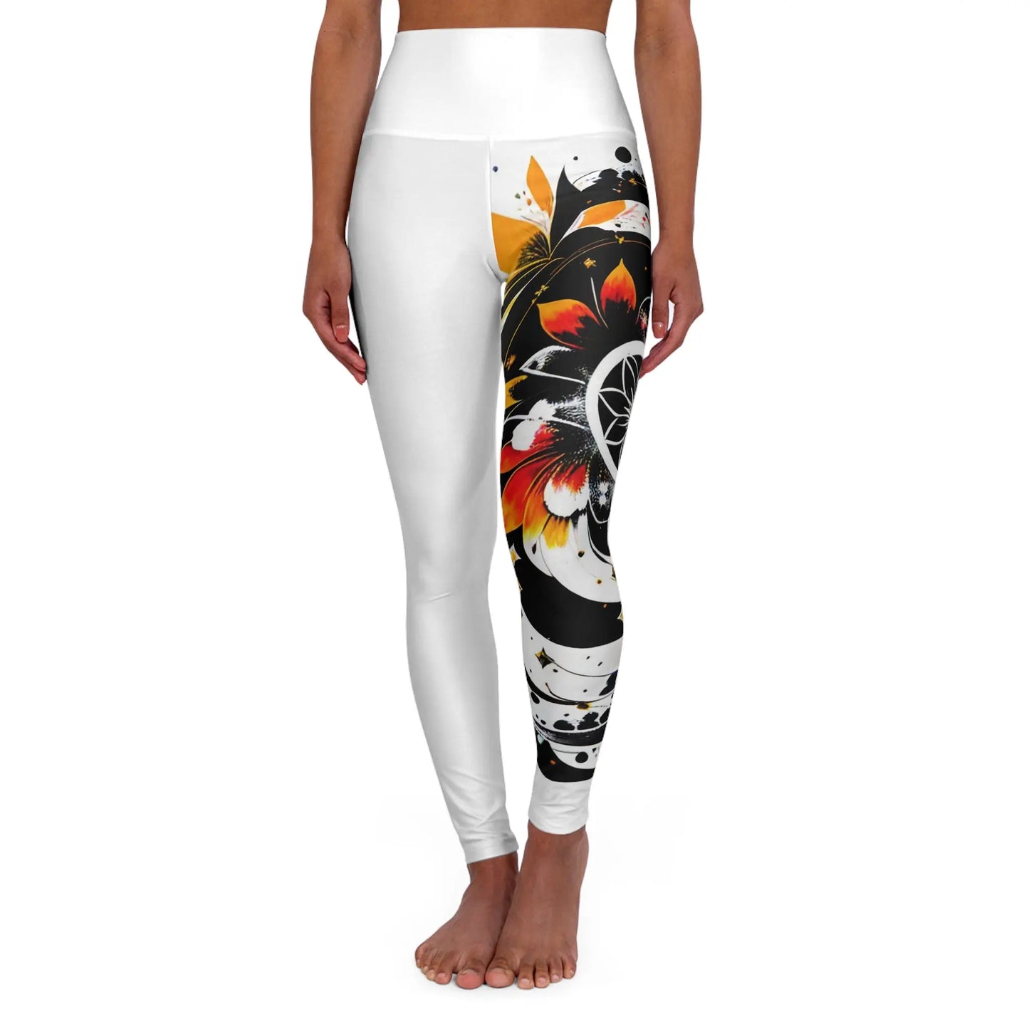 Inner Divinity Dawn High Waisted Yoga Leggings (AOP) Printify