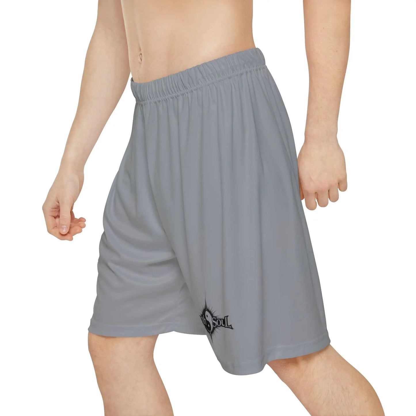 Men’s Sports Shorts Gray (AOP) Printify