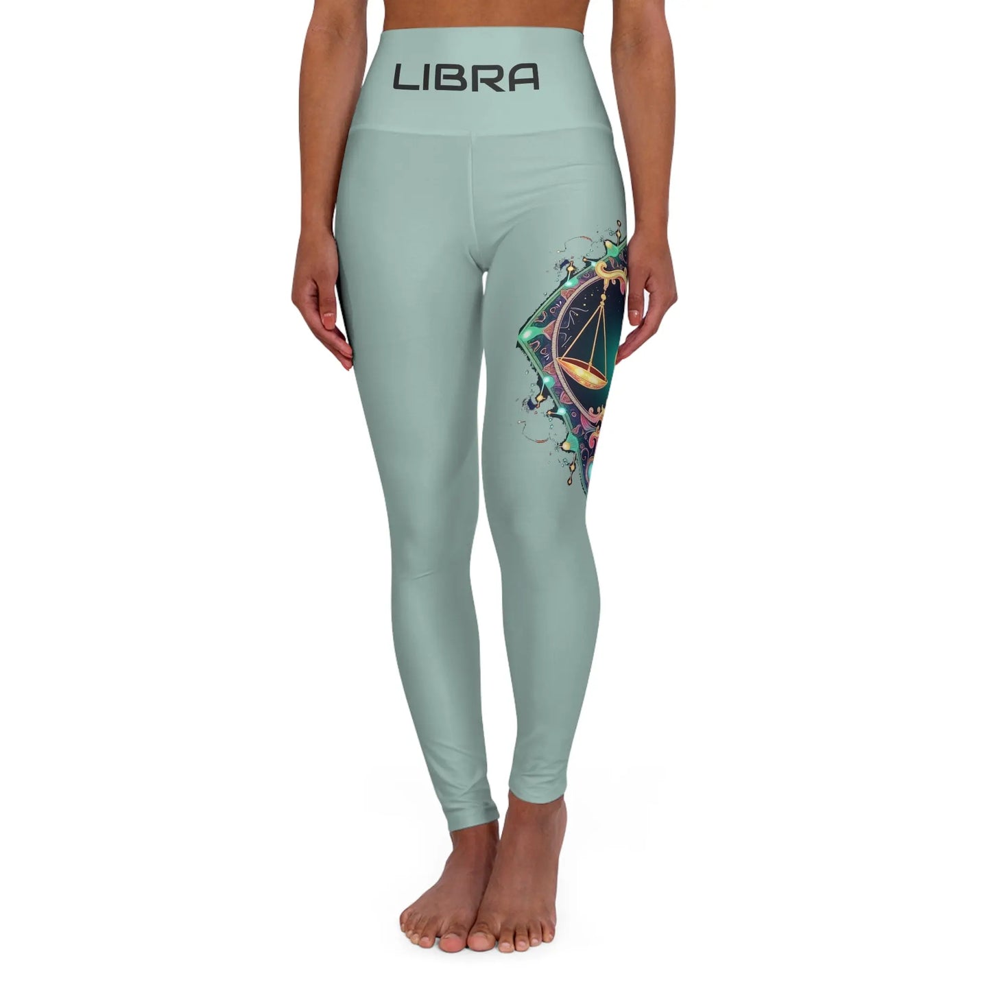 Libra Opal High Waisted Yoga Leggings (AOP) Printify