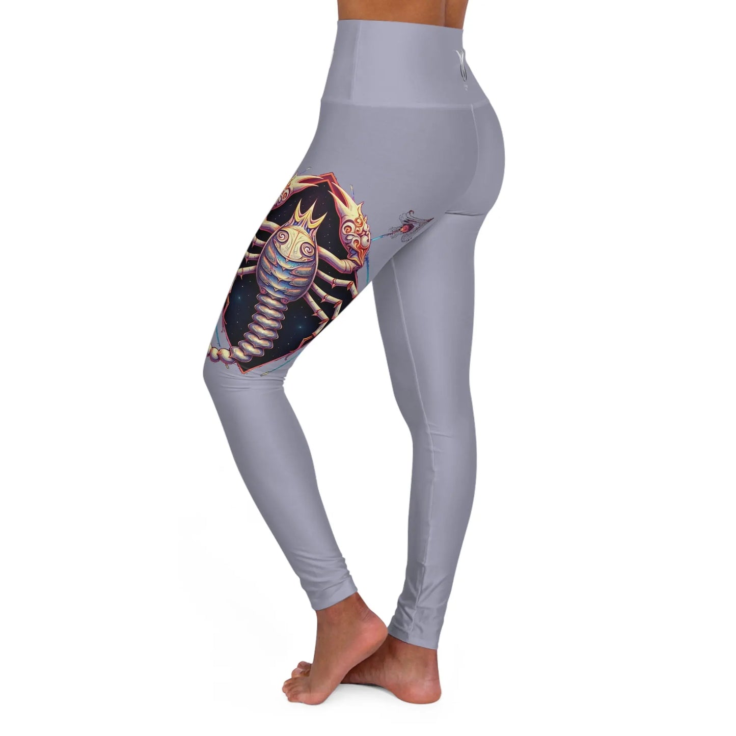 Scorpio Lavender High Waisted Yoga Leggings (AOP) Printify