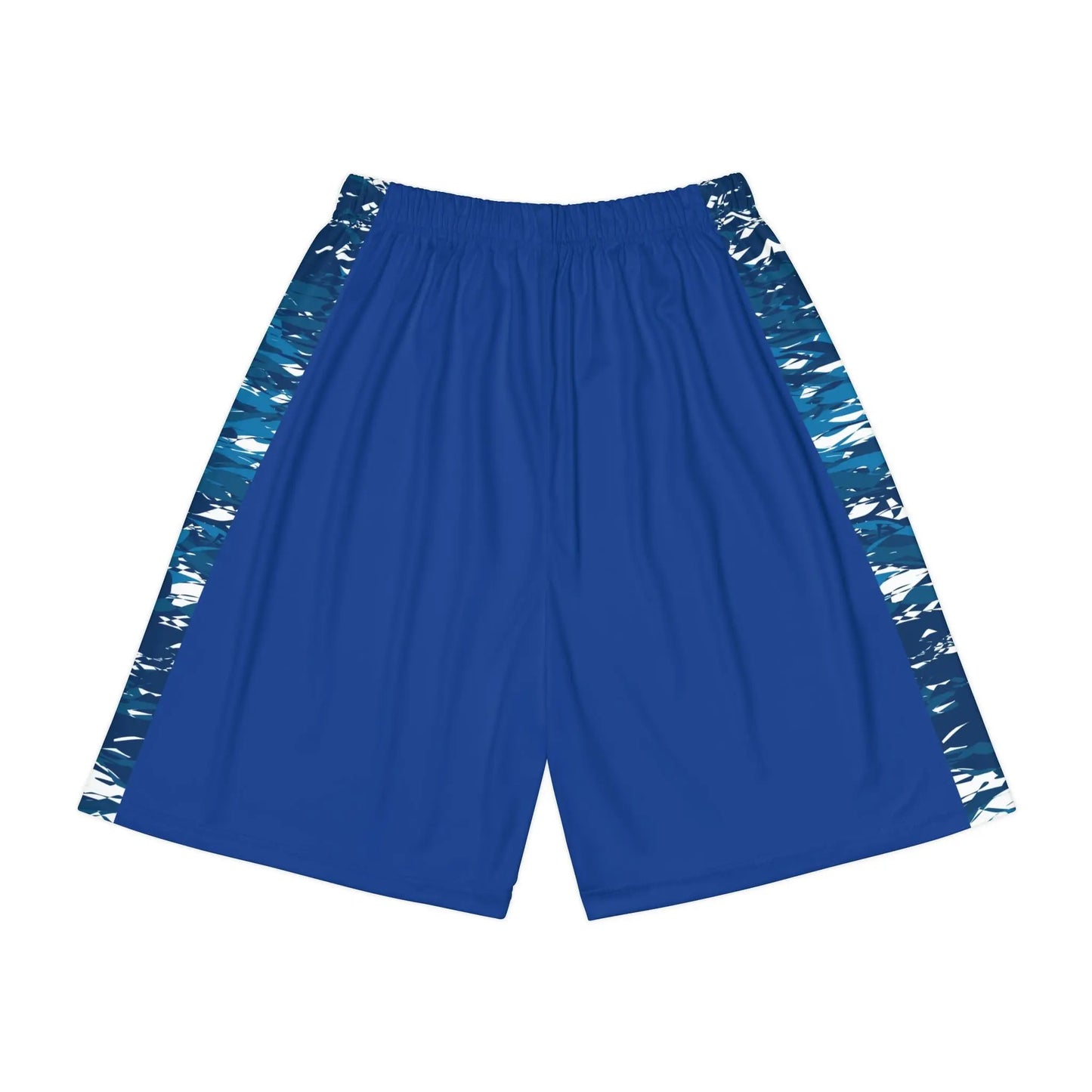 Camo Men’s Sports Shorts Blue (AOP) Printify