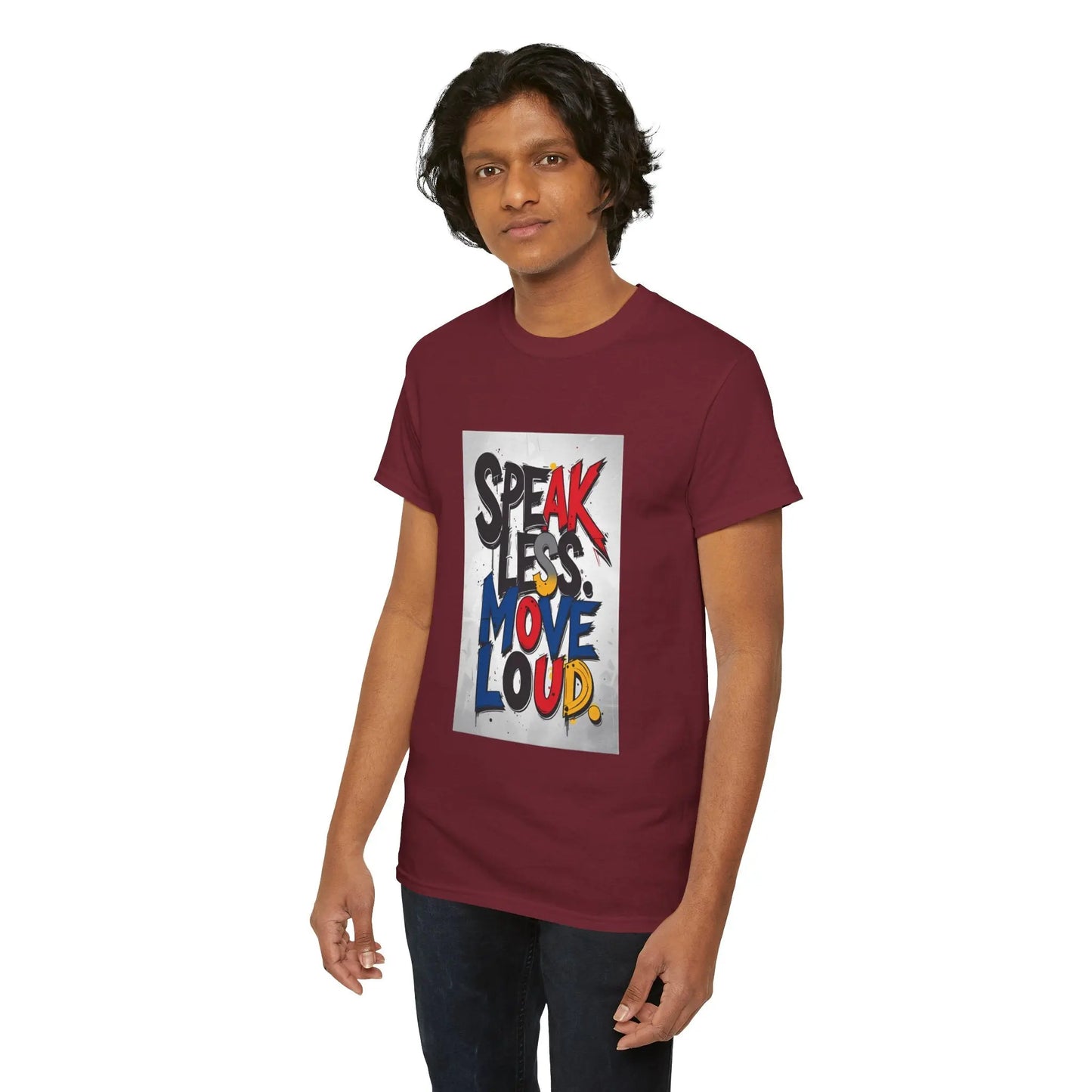 Speak Less - Heavy Cotton Tee Printify