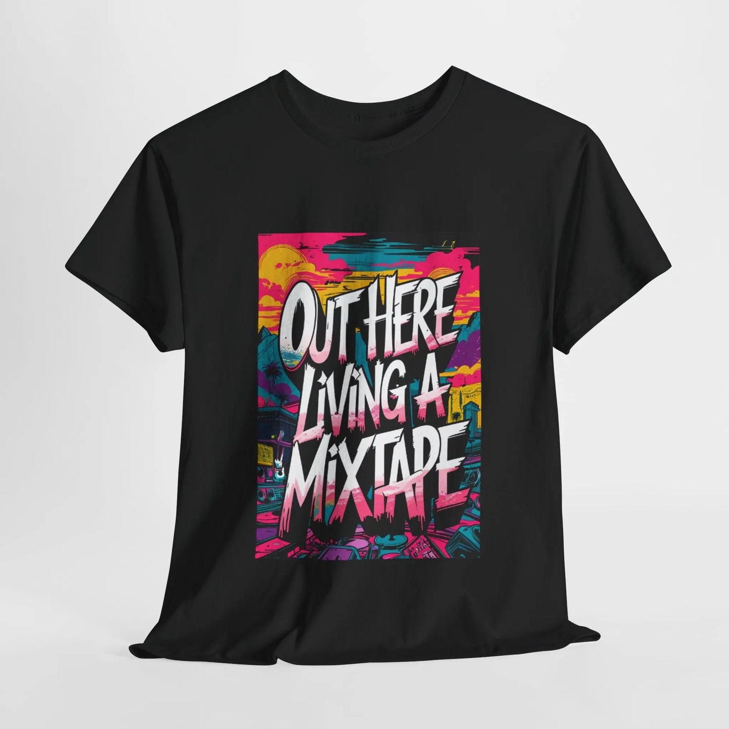Out Here - Heavy Cotton Tee Printify