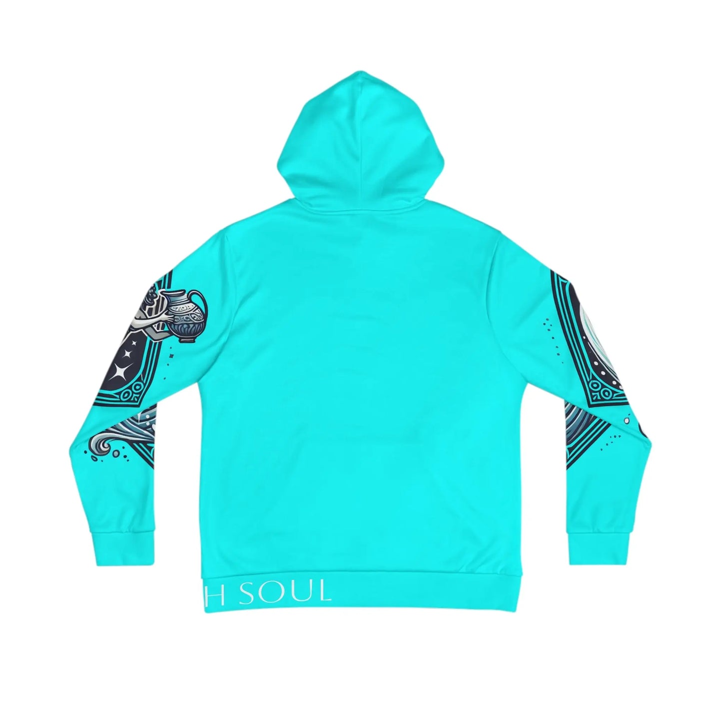Aquarius Turquoise Hoodie Printify