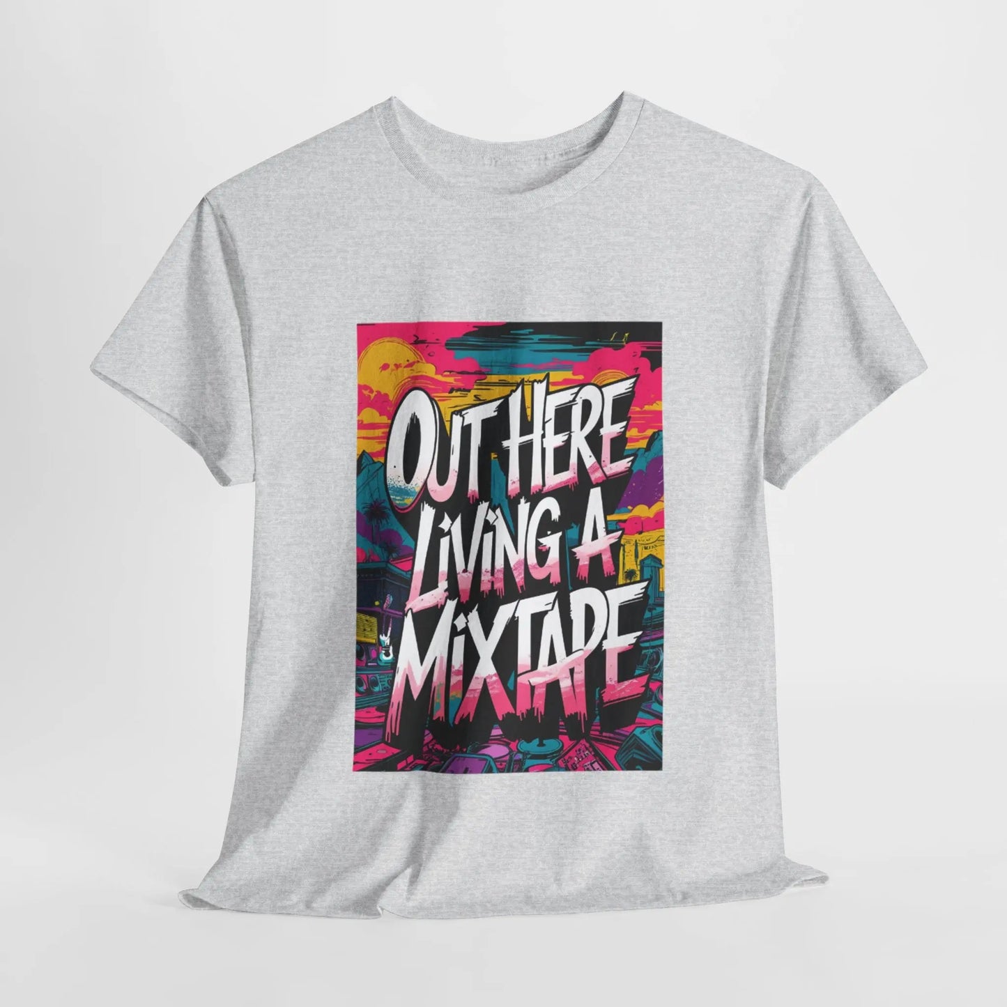 Out Here - Heavy Cotton Tee Printify