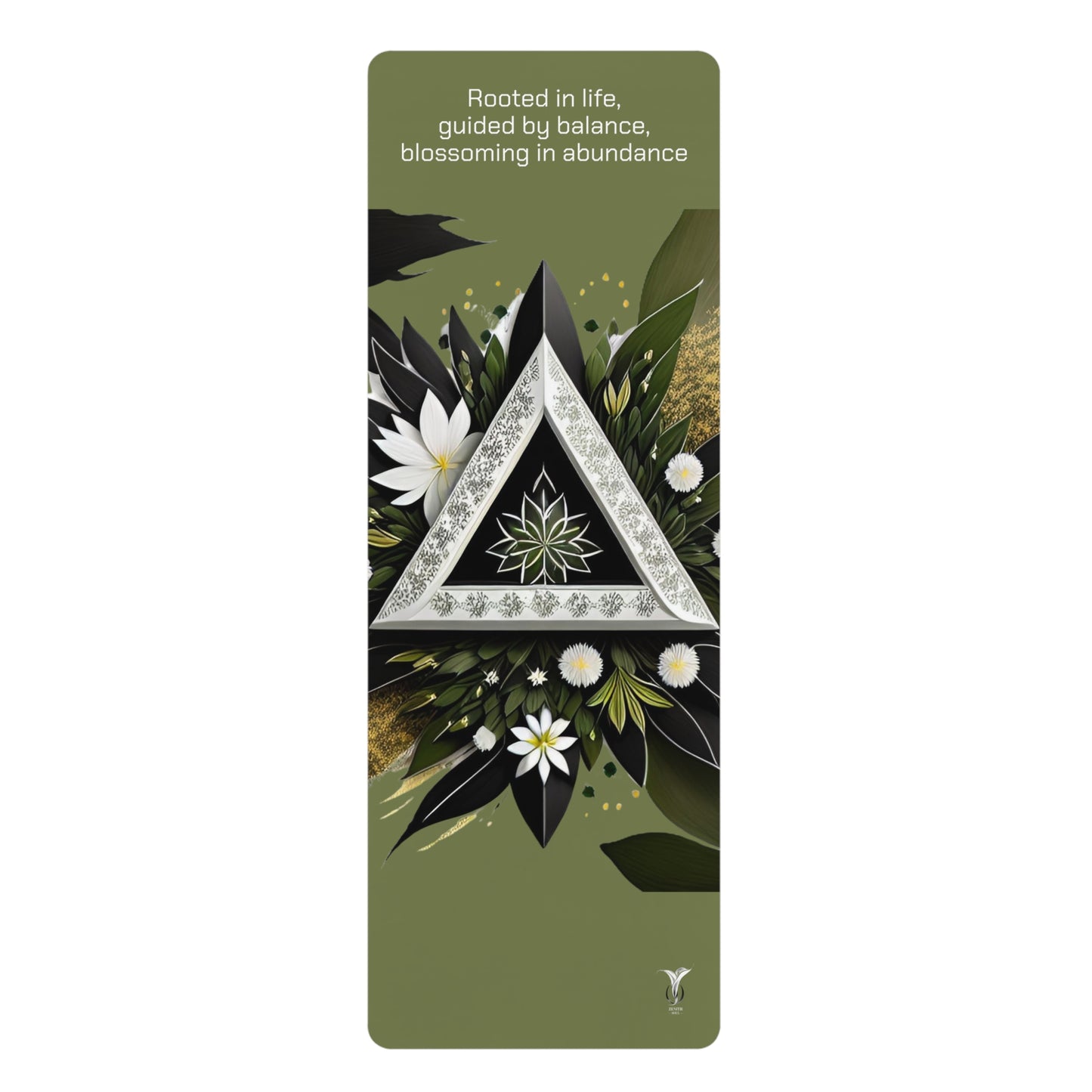 Tri Flora Yoga Mat