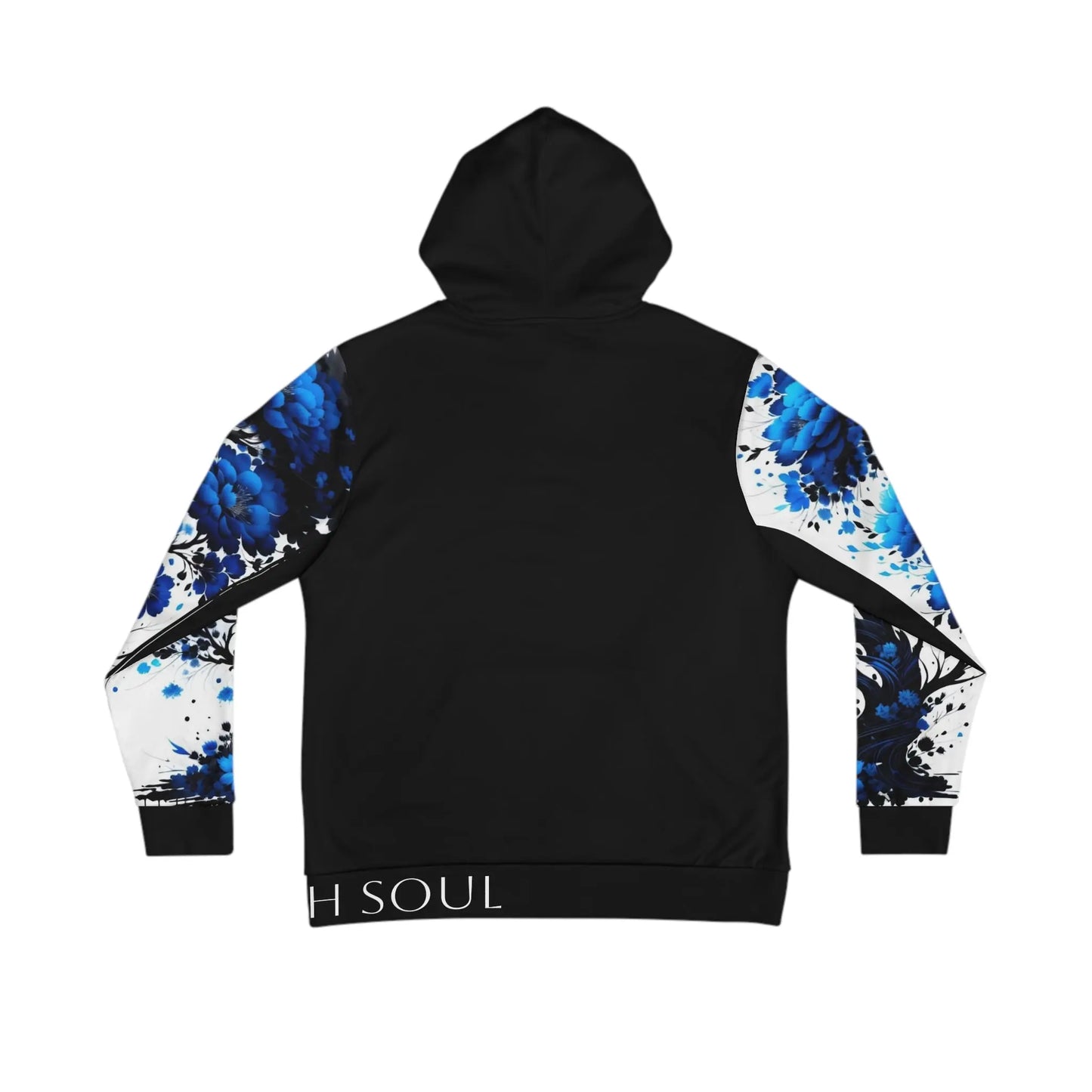 Throat Chakra Tree Black Hoodie Printify