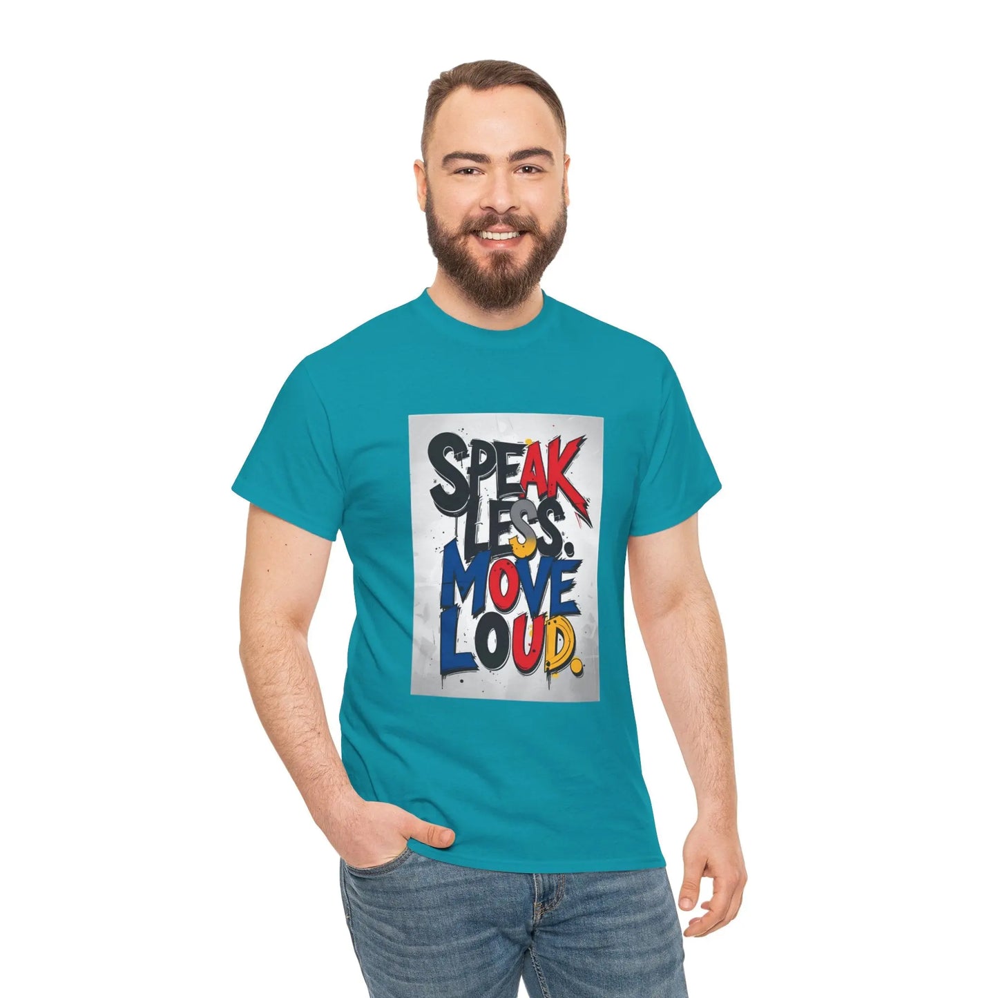 Speak Less - Heavy Cotton Tee Printify