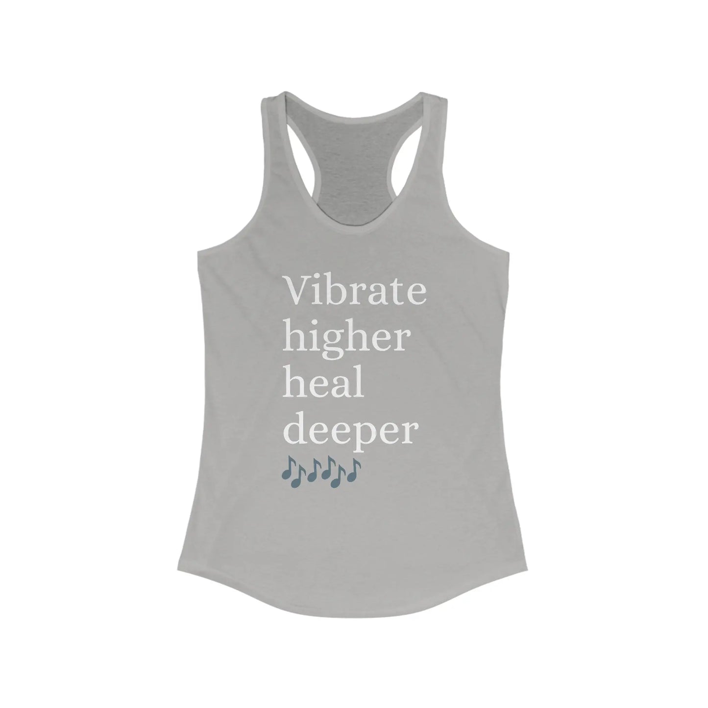 Deep Vibrations Women's Ideal Racerback Tank - Zenith Soul LLC