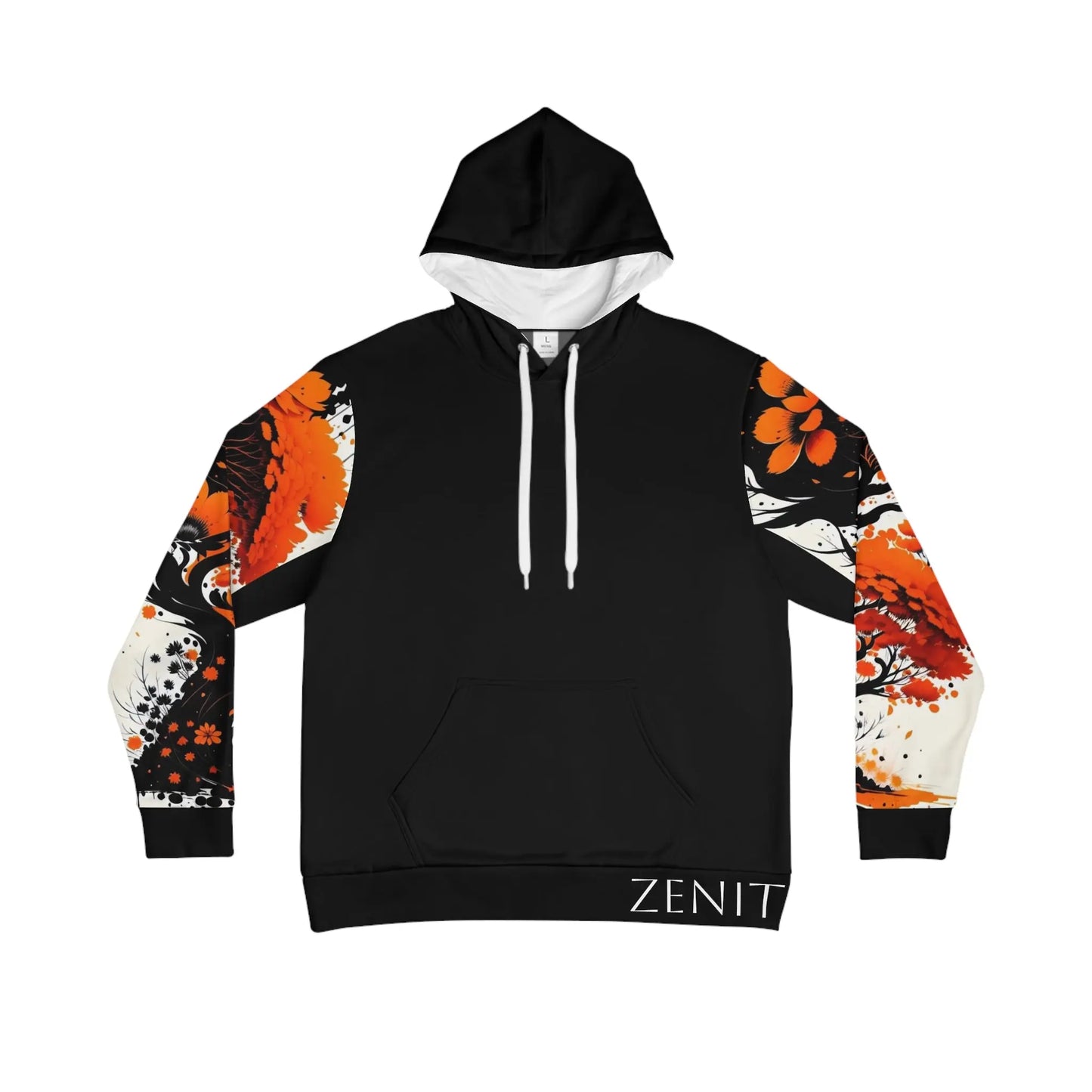 Sacral Chakra Tree Black Hoodie Printify