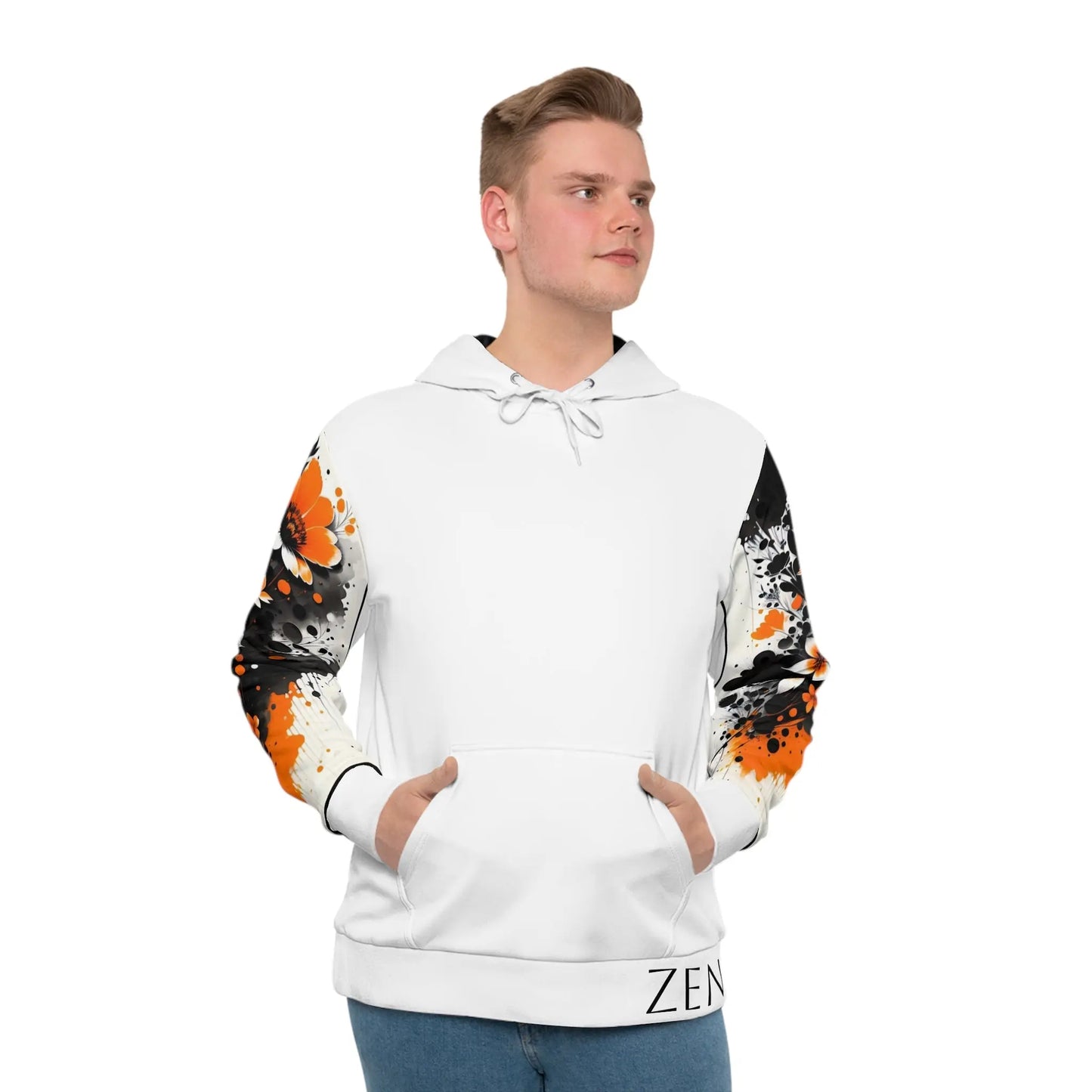 Sacral Chakra White Hoodie Printify