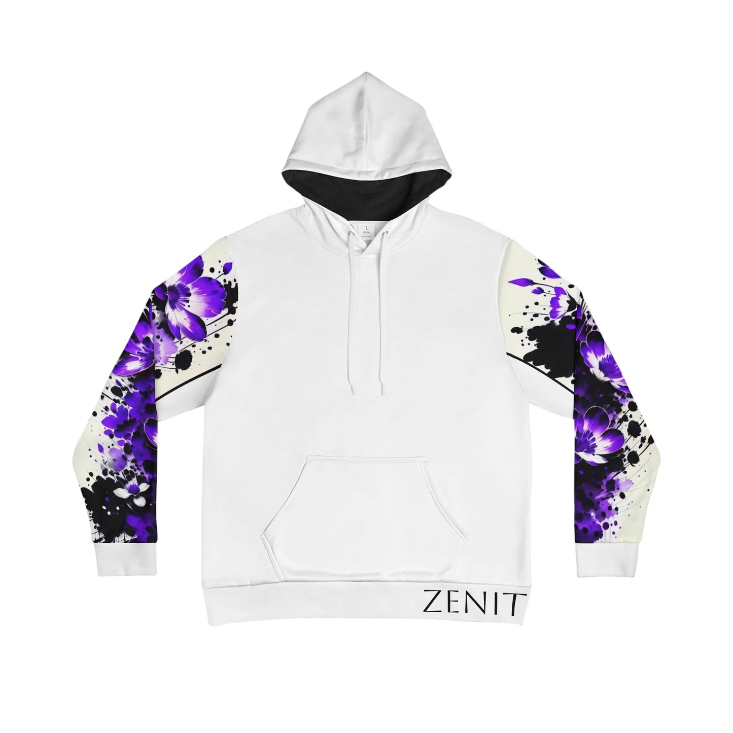 Crown Chakra White Hoodie Printify