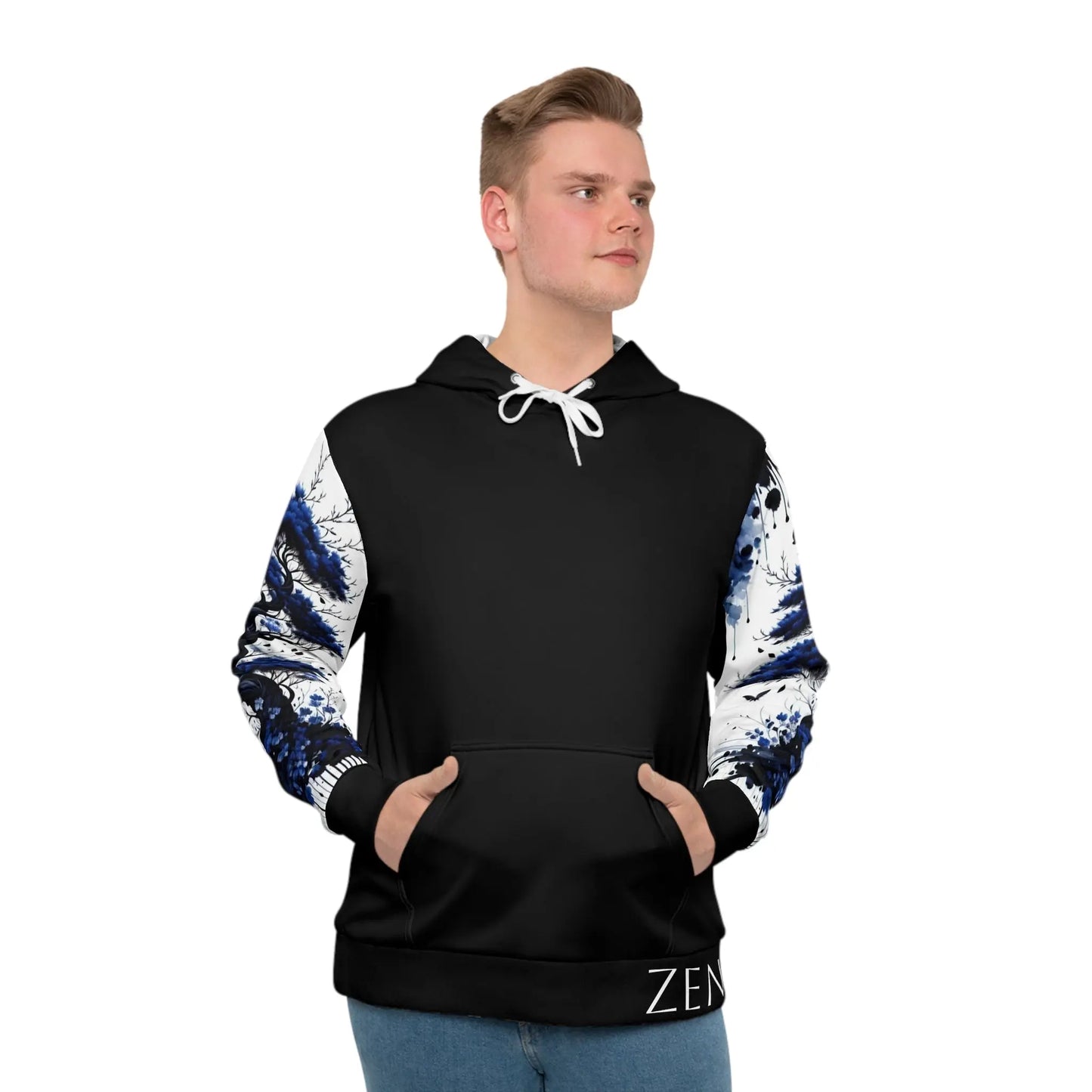 3rd Eye Chakra Tree Black Hoodie Printify