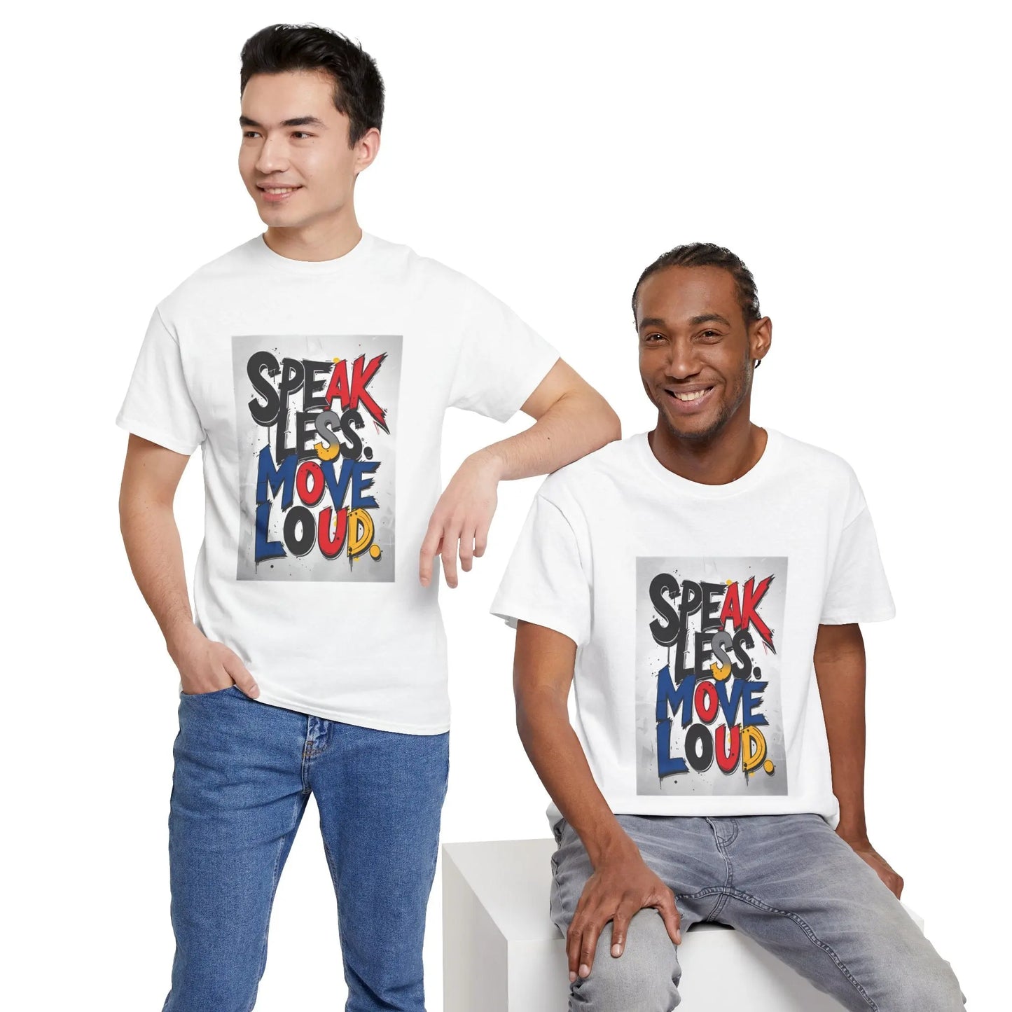 Speak Less - Heavy Cotton Tee Printify