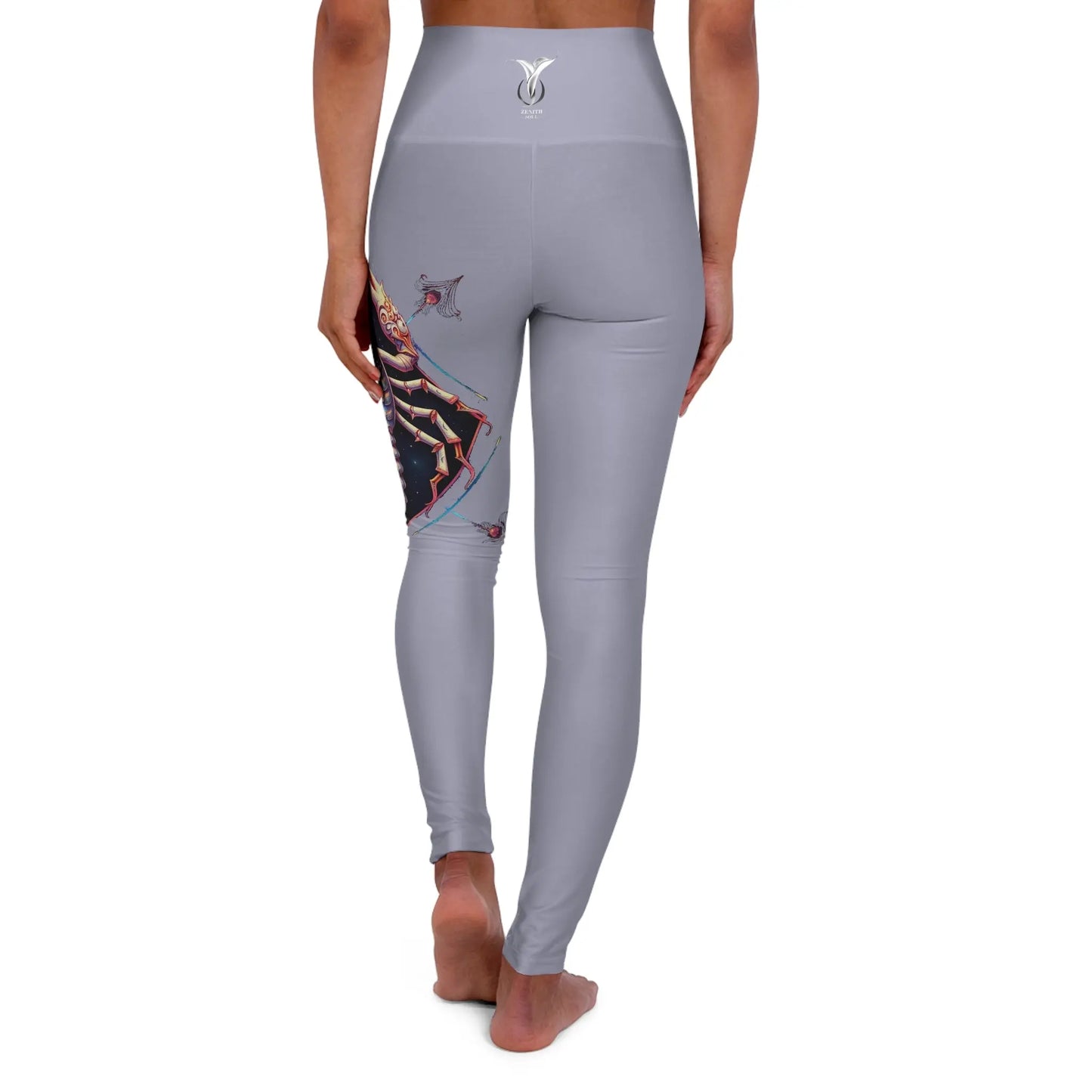 Scorpio Lavender High Waisted Yoga Leggings (AOP) Printify