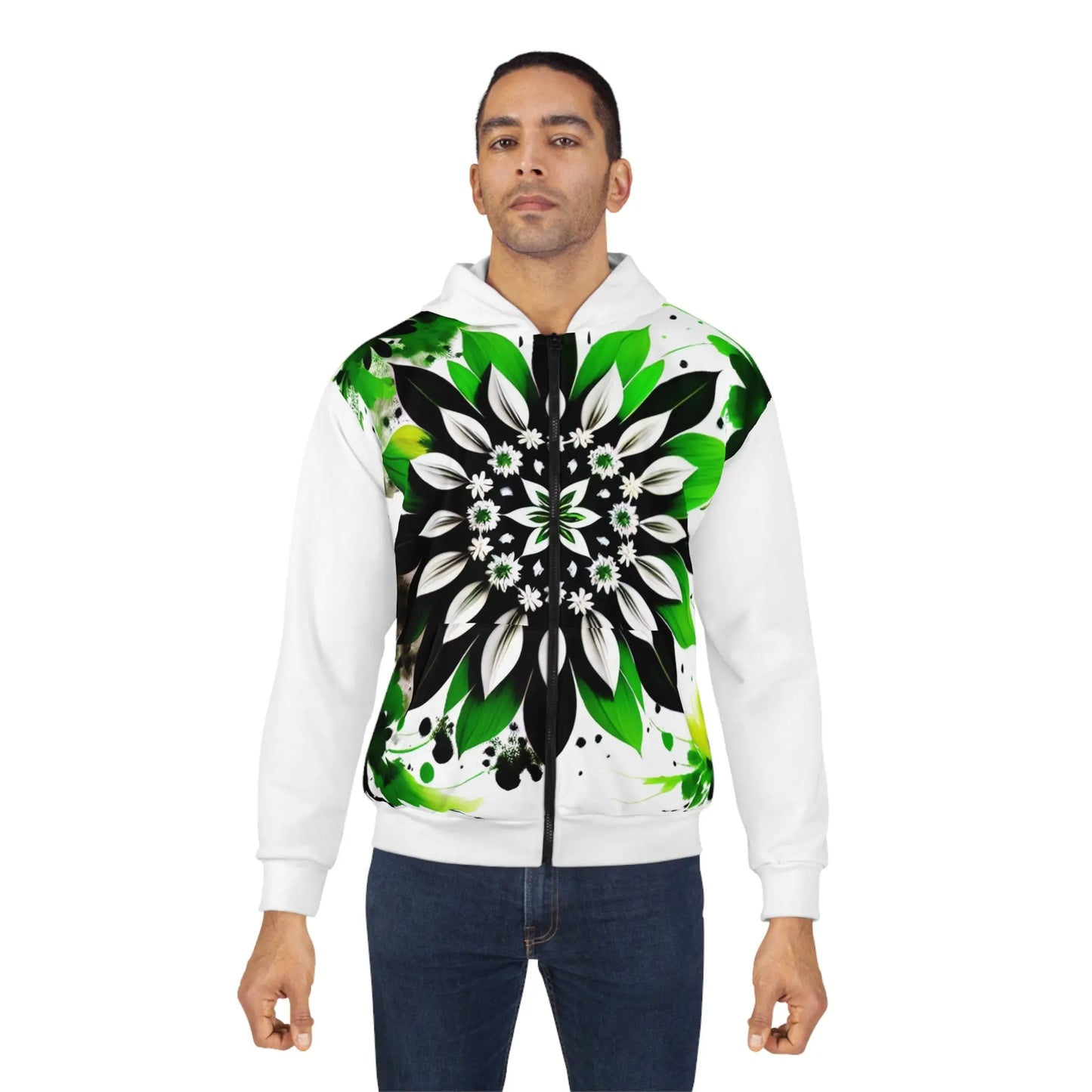 Nature Energy Unisex Zip Hoodie (AOP) Printify