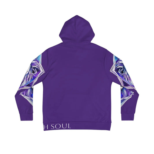Leo Purple Hoodie Printify
