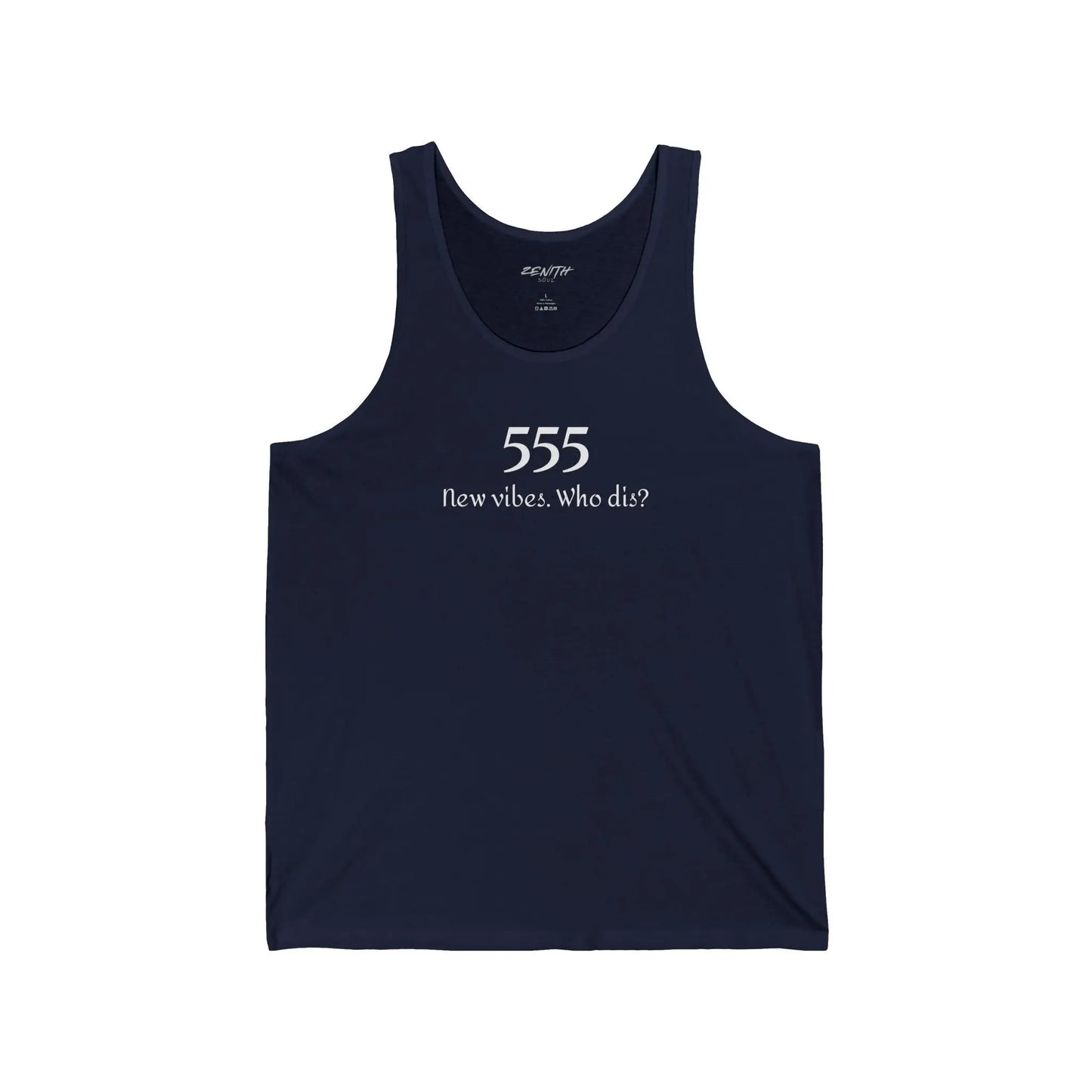 555- New Vibes Jersey Tank Printify