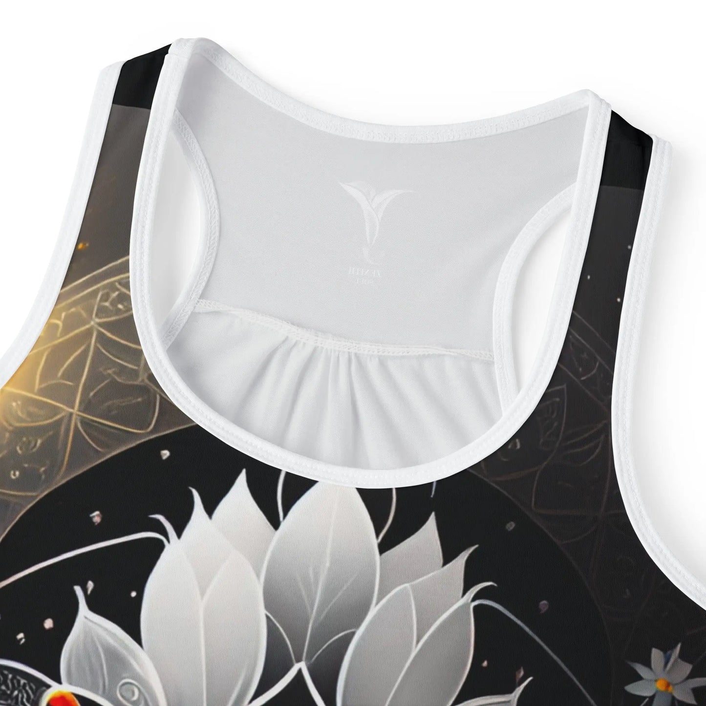 Harmonious Beauty Women's Tank Top (AOP) (w/ white trim) Printify