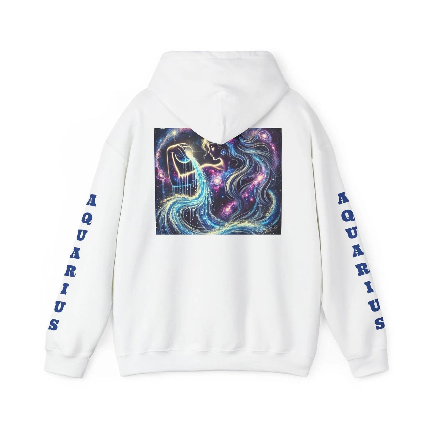 Aquarius Energy Everyday Hooded Sweatshirt Printify