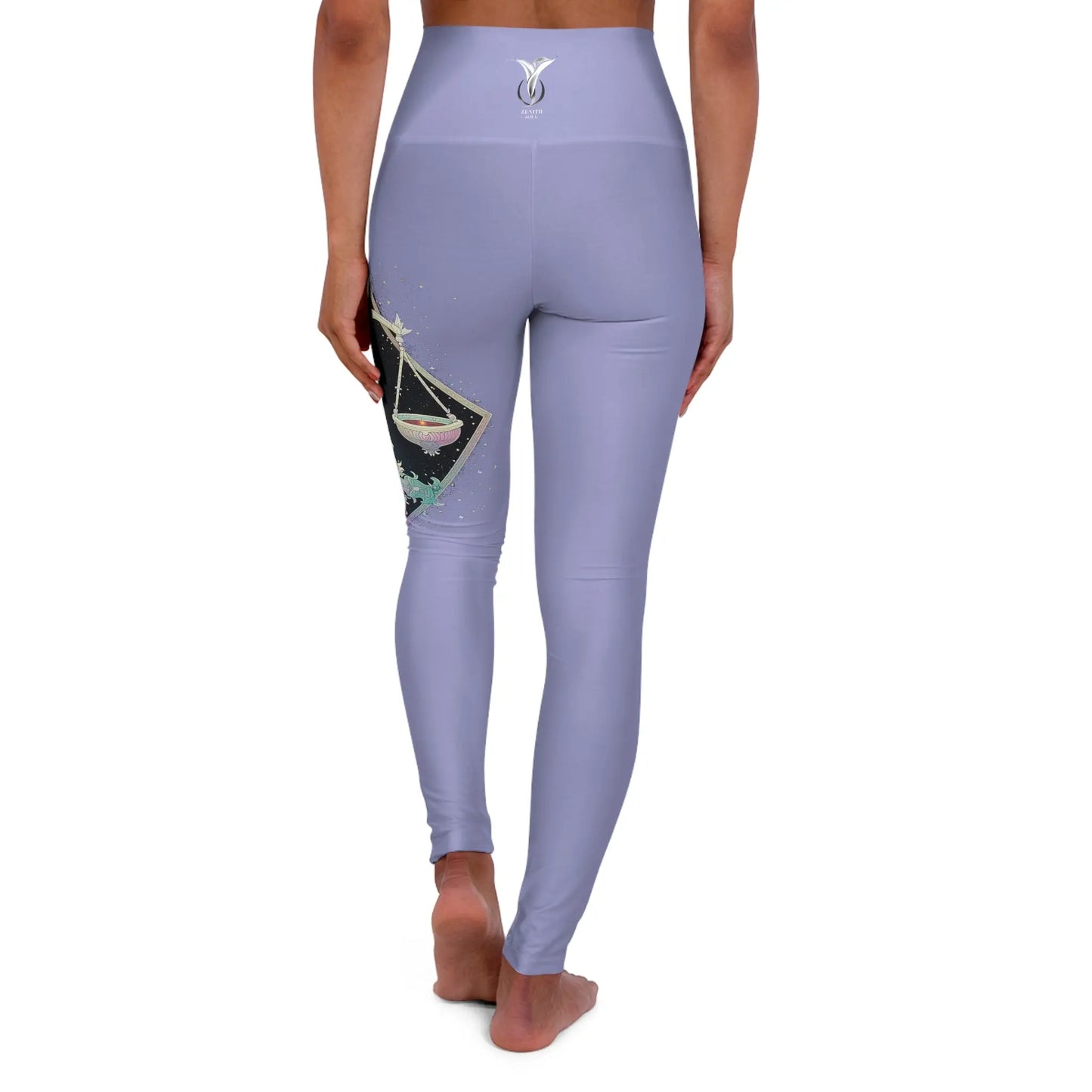 Libra Bluebell High Waisted Yoga Leggings (AOP) Printify