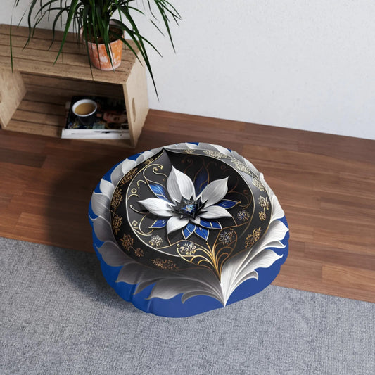 Inner Divinity Meditation Pillow, Round Printify