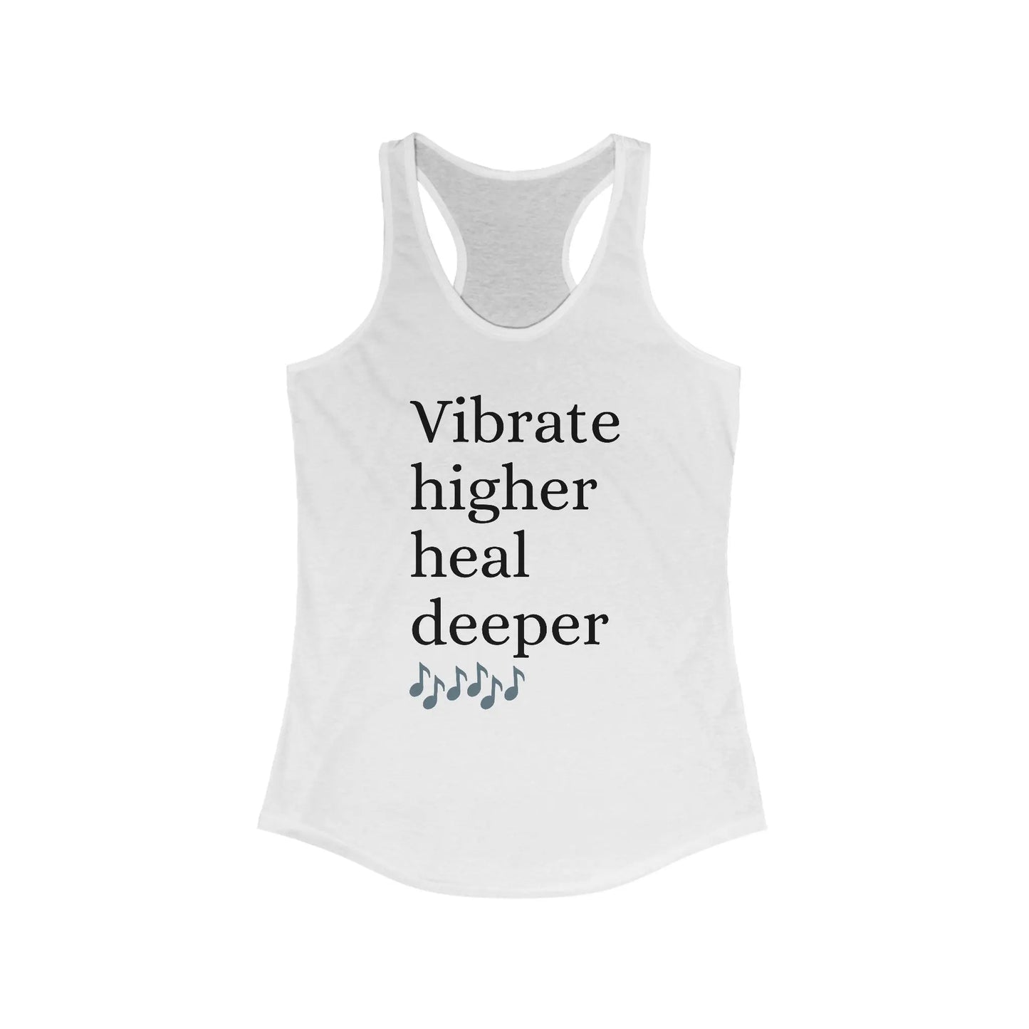 Deep Vibrations Women's Ideal Racerback Tank - Zenith Soul LLC