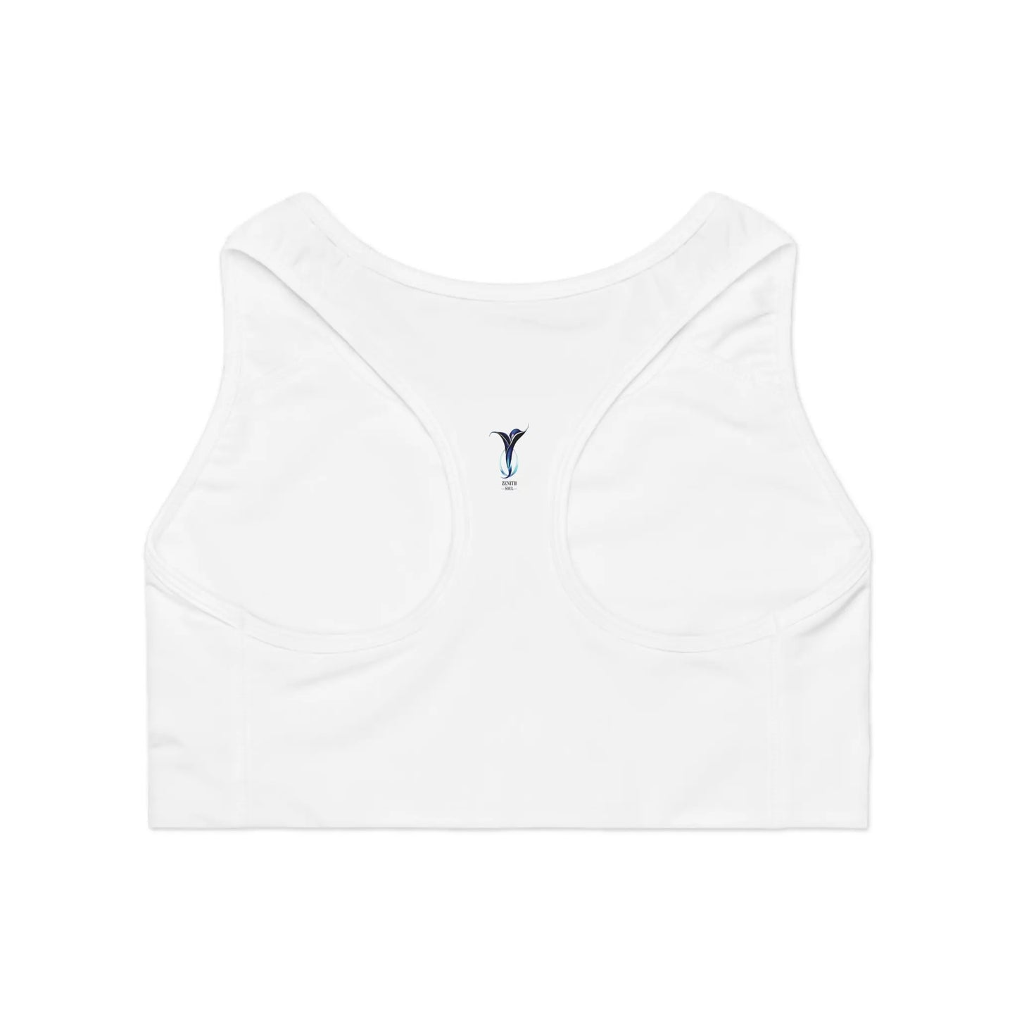 Pisces White Sports Bra (AOP) Printify