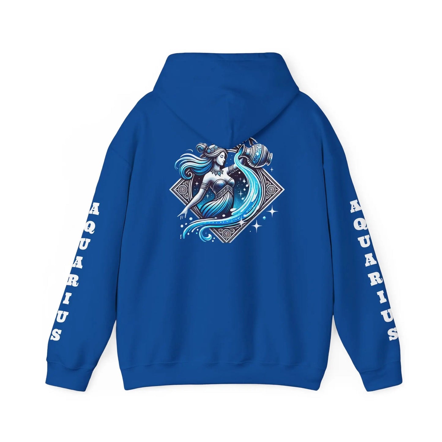 Aquarius Energy Everyday Hooded Sweatshirt Printify