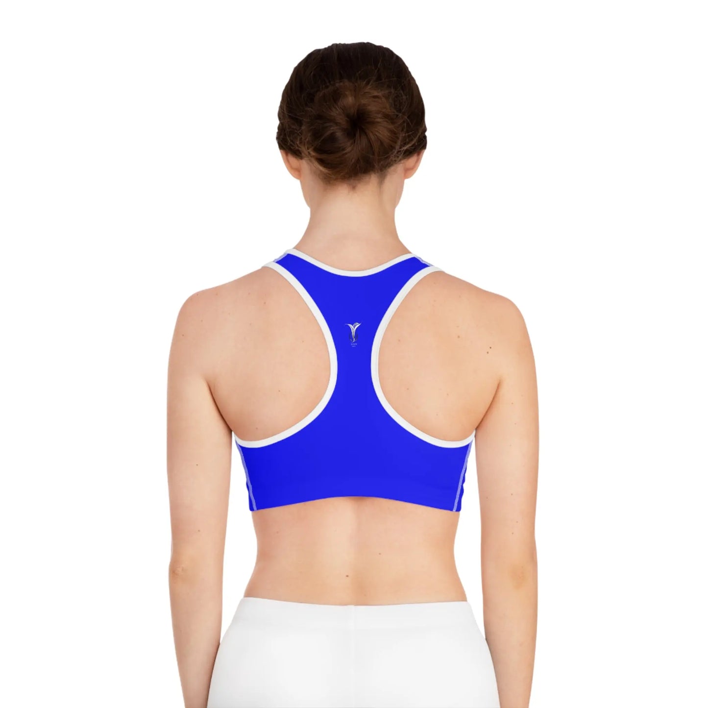 Aquarius Blue Sports Bra (AOP) Printify