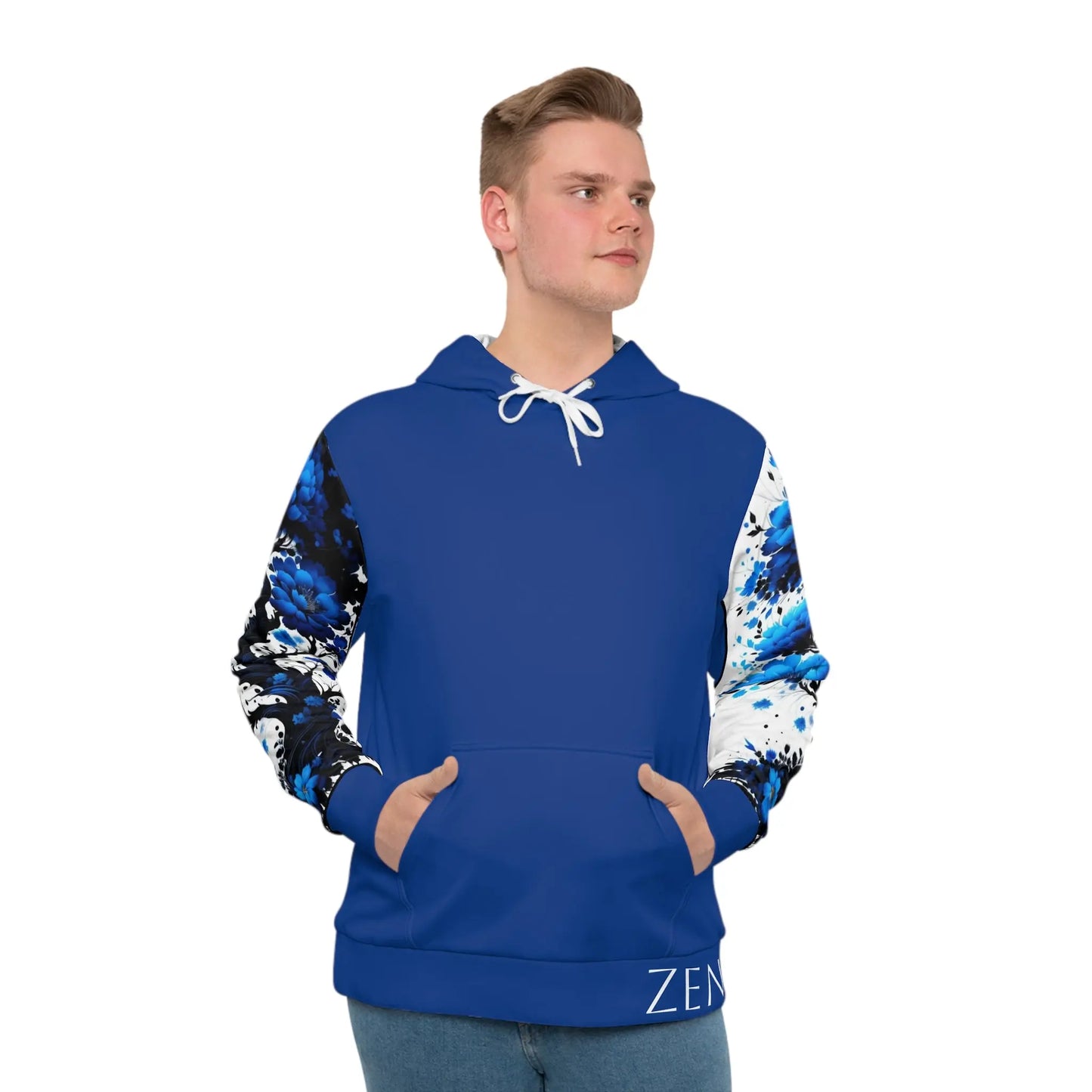 Throat Chakra Tree Blue Hoodie Printify