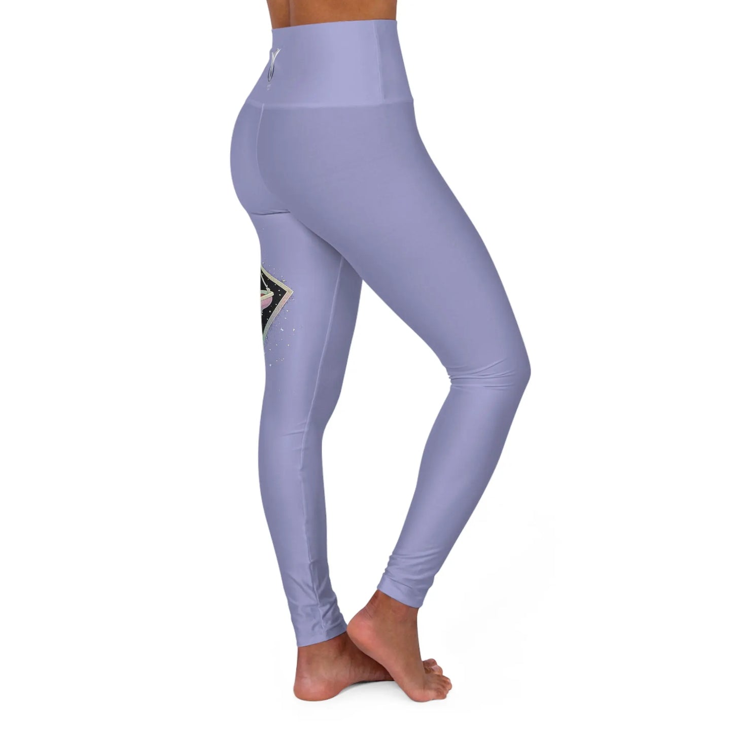 Libra Bluebell High Waisted Yoga Leggings (AOP) Printify