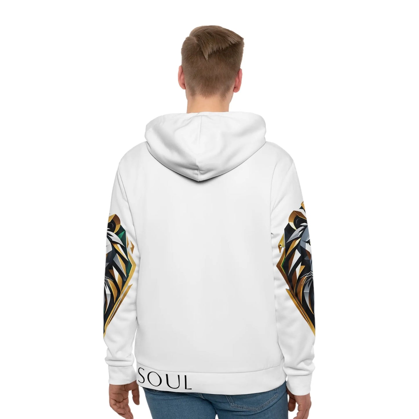 Leo White Hoodie Printify