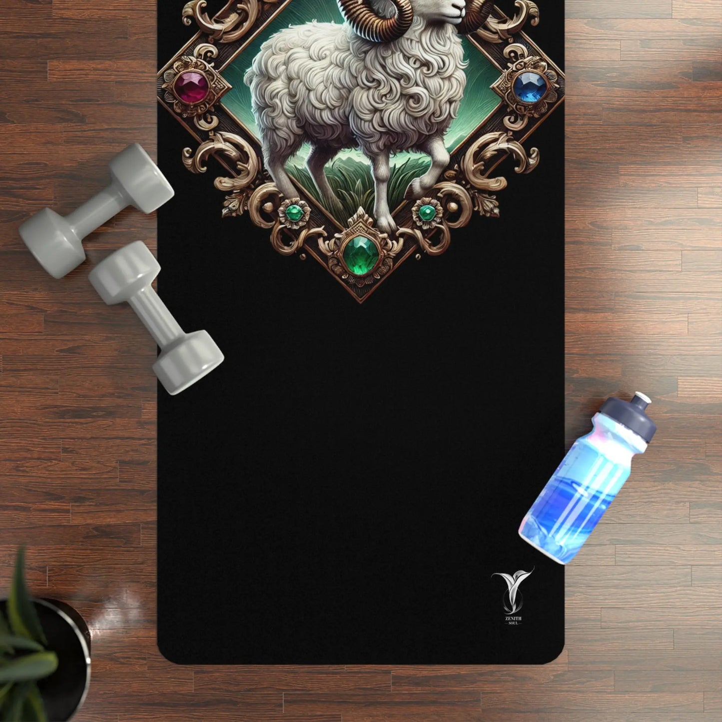 Aries Yoga Mat Printify