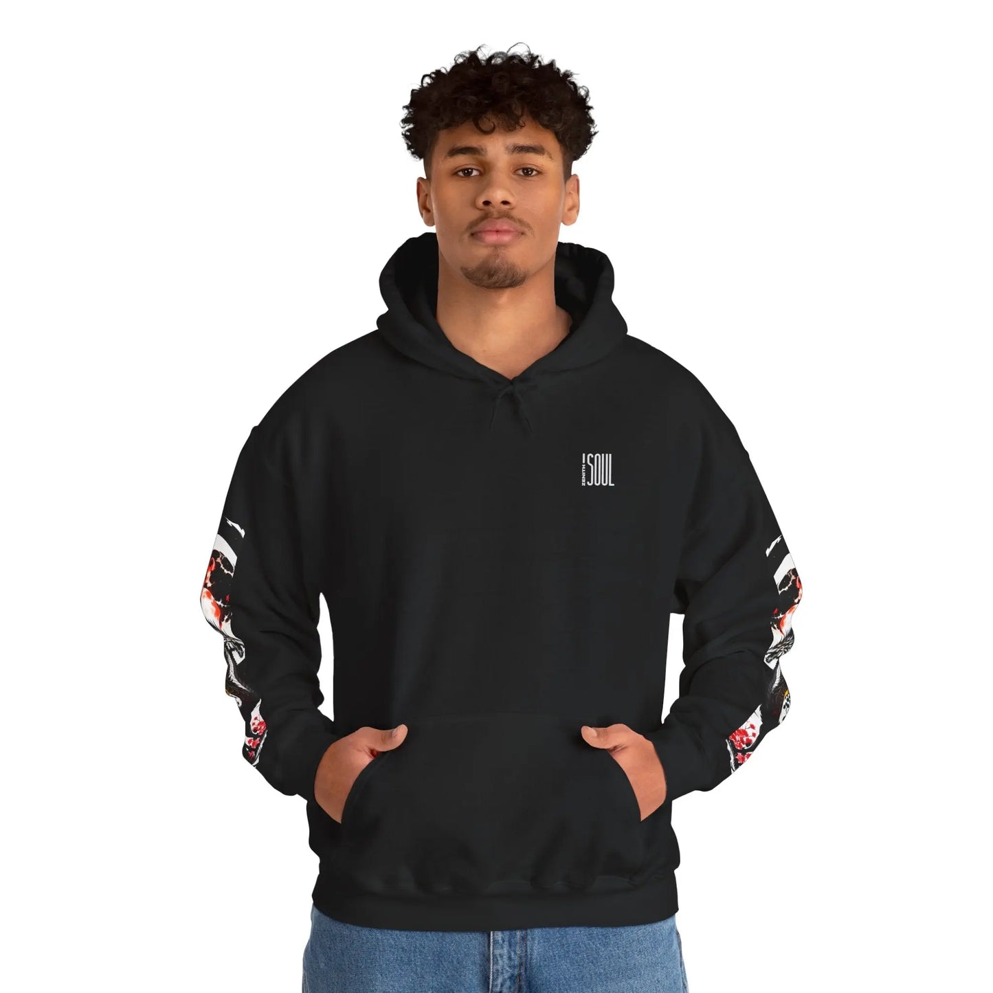 Red Dragon Hooded Sweatshirt Printify