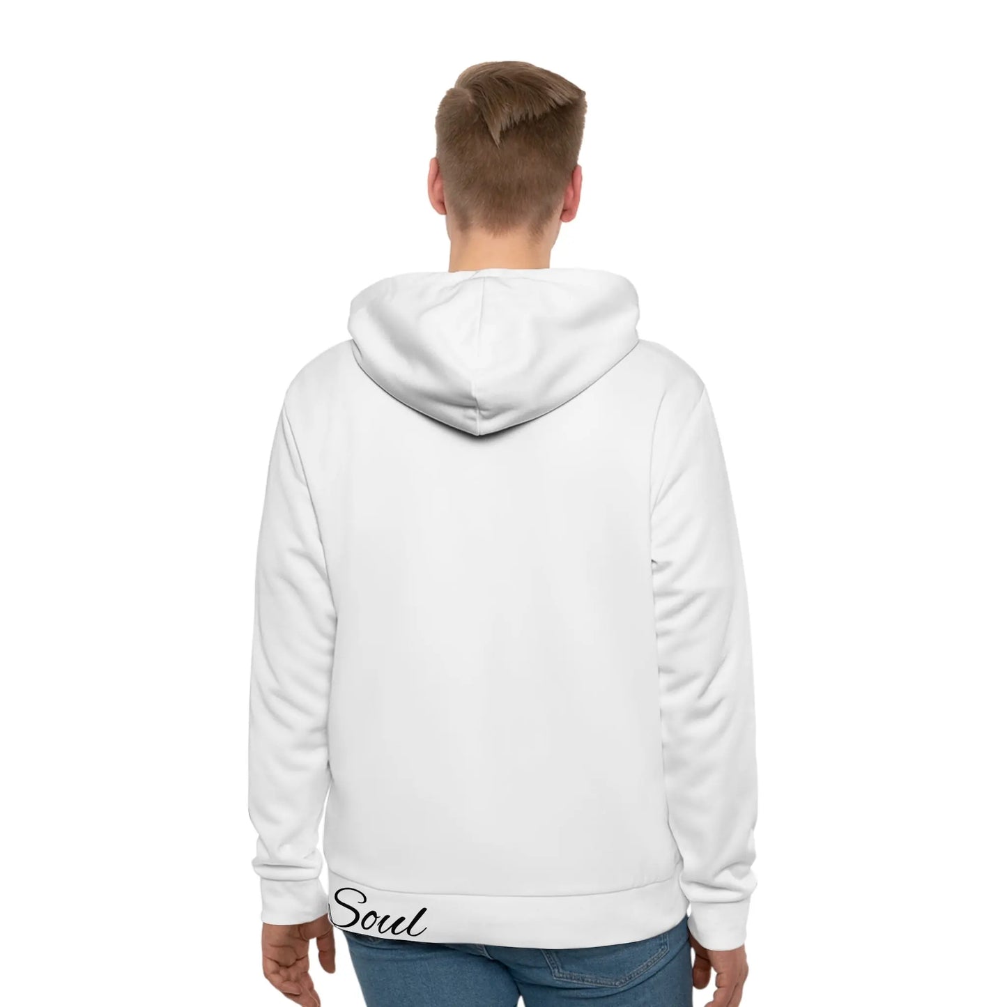 Tranquil Space White Hoodie Printify