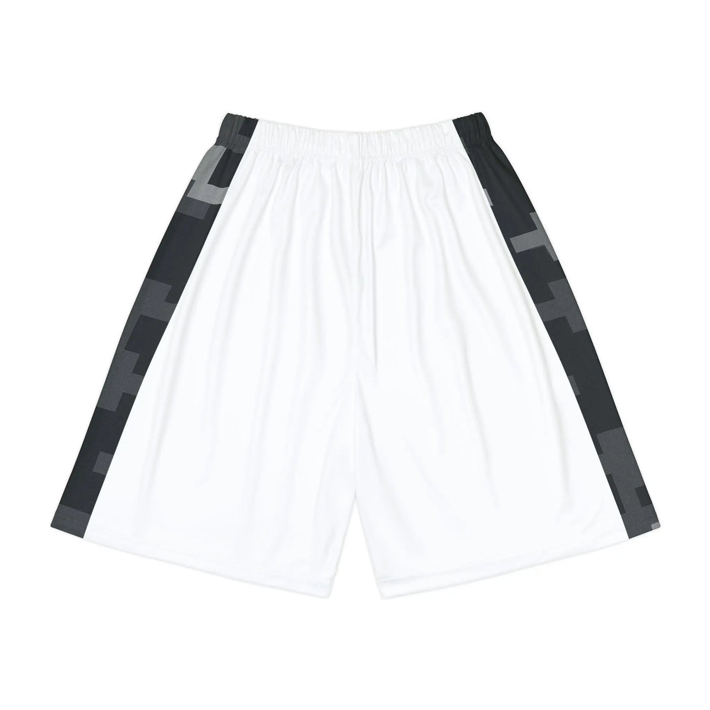 Camo Men’s Sports Shorts White (AOP) Printify
